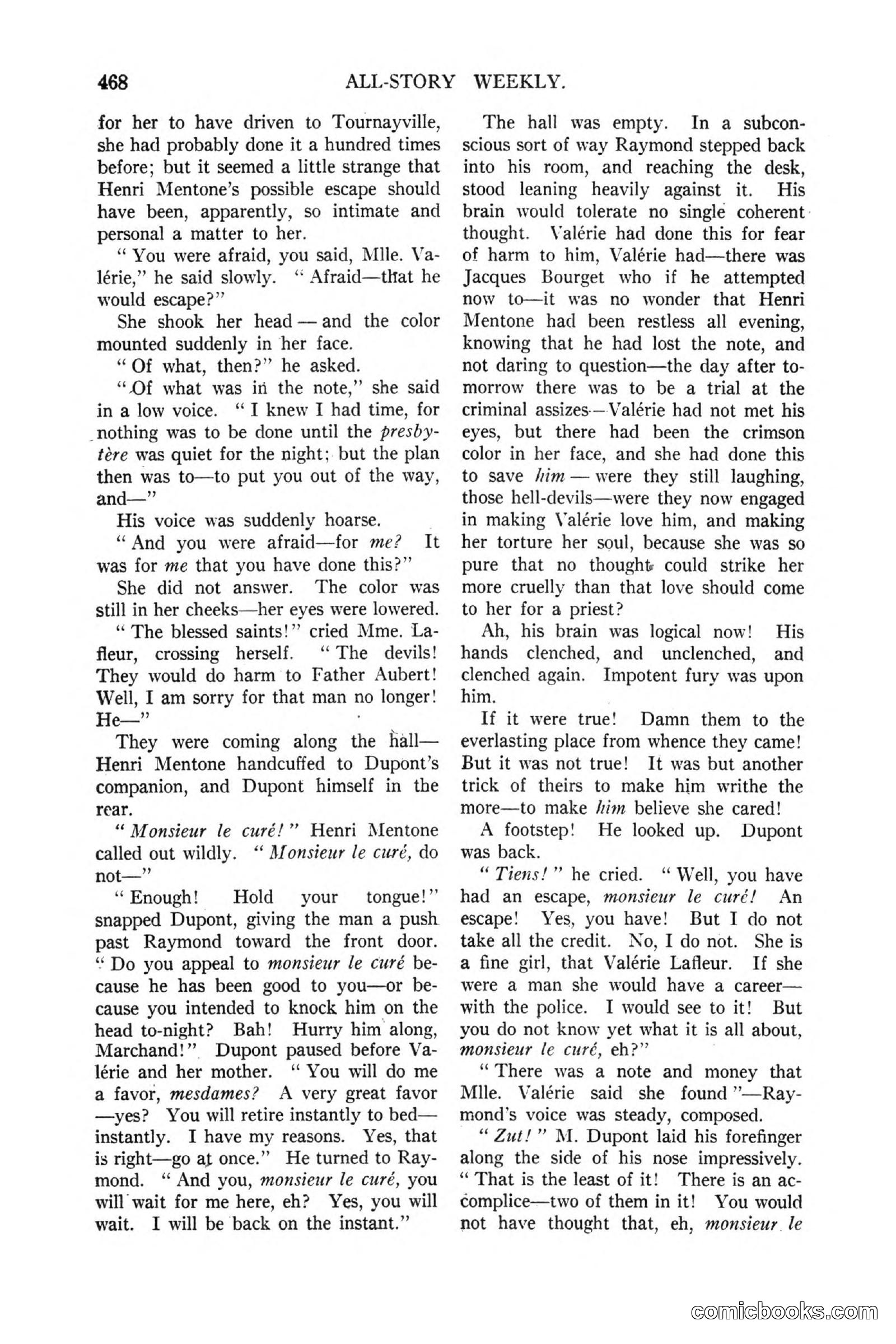 All Story Magazine, March 3, 1917 — page 126 of 192