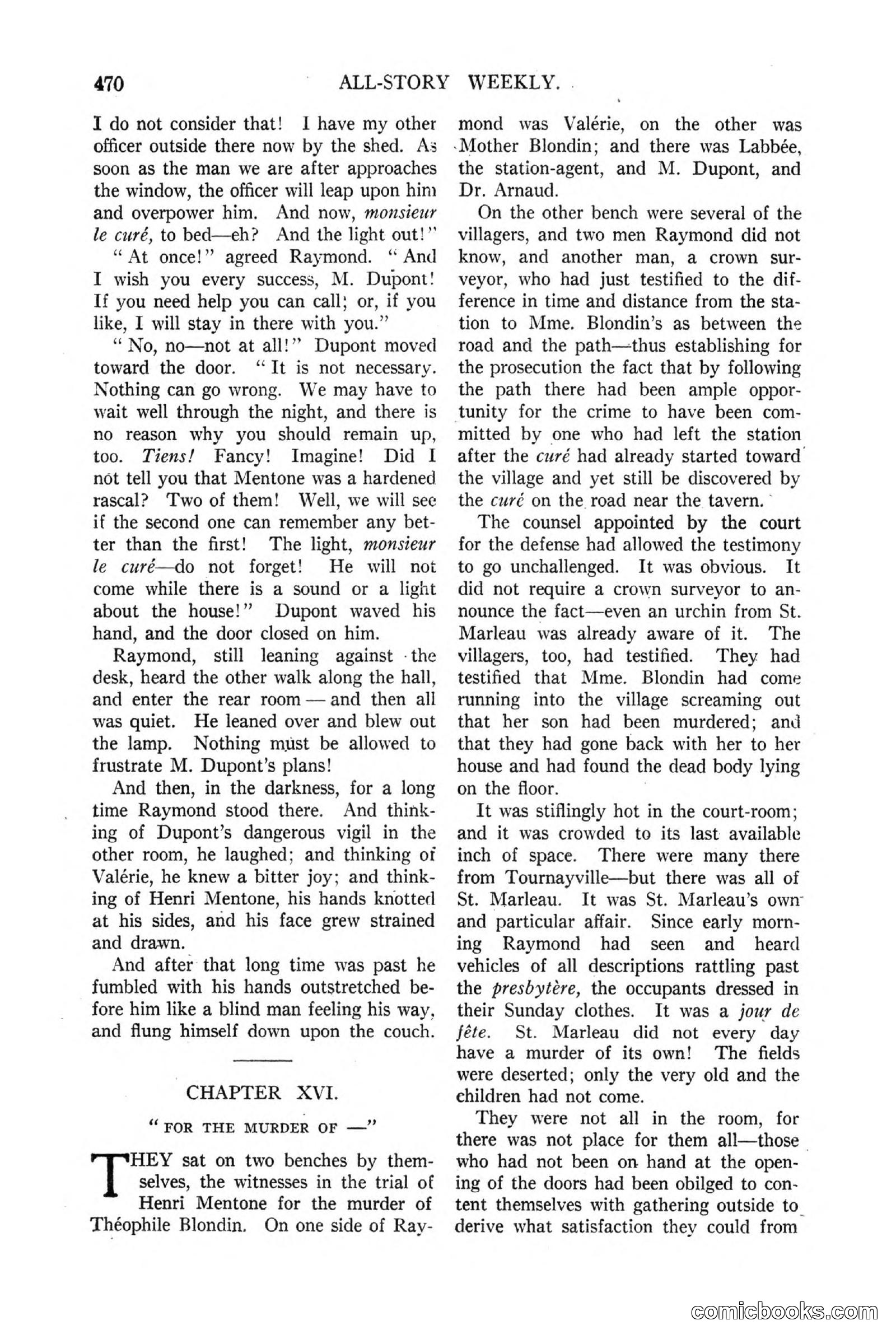 All Story Magazine, March 3, 1917 — page 128 of 192