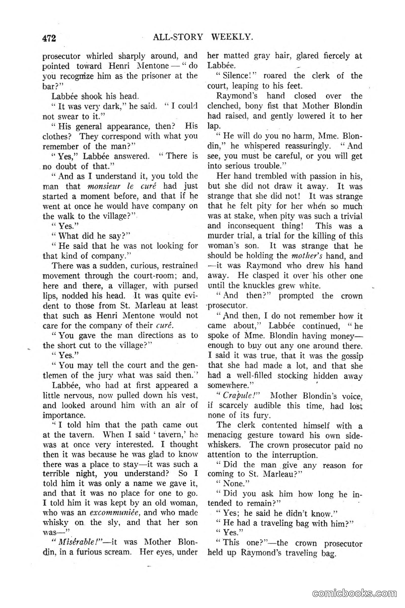All Story Magazine, March 3, 1917 — page 130 of 192