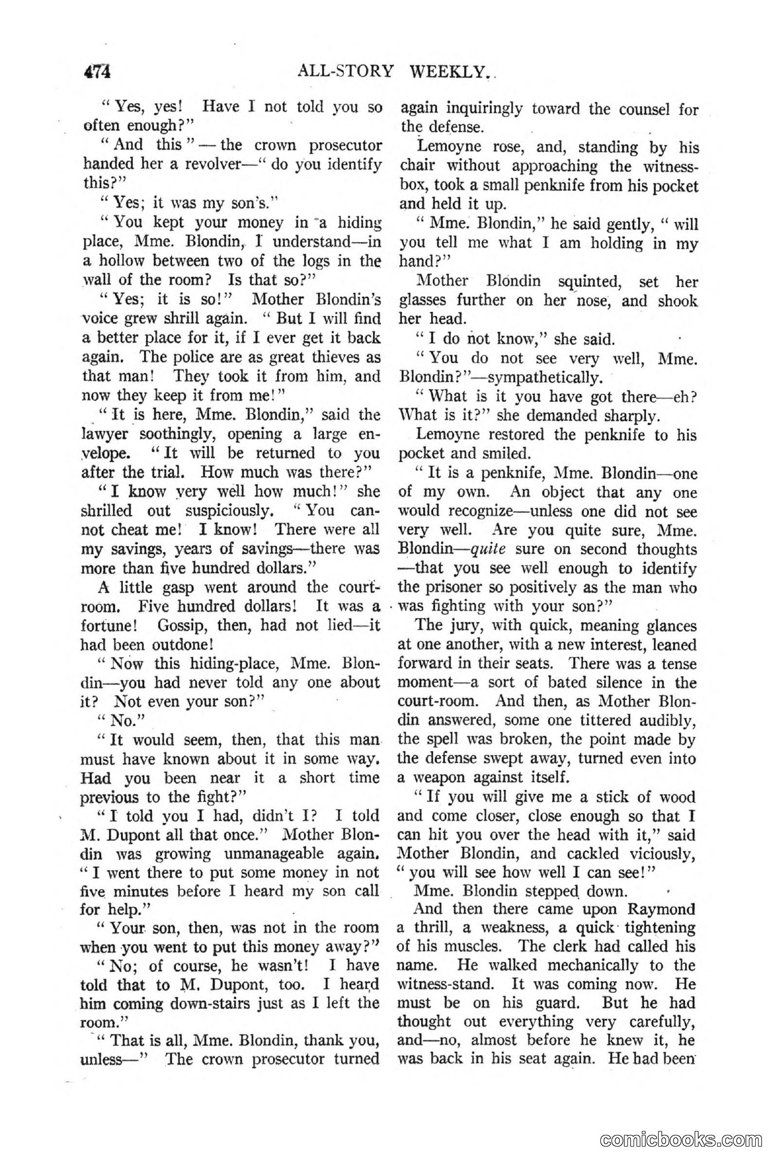 All Story Magazine, March 3, 1917 — page 132 of 192