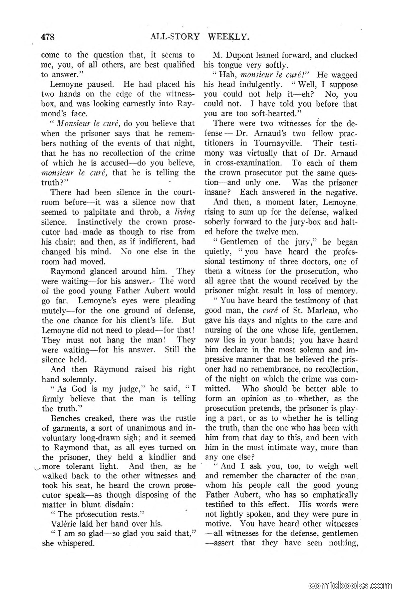 All Story Magazine, March 3, 1917 — page 136 of 192