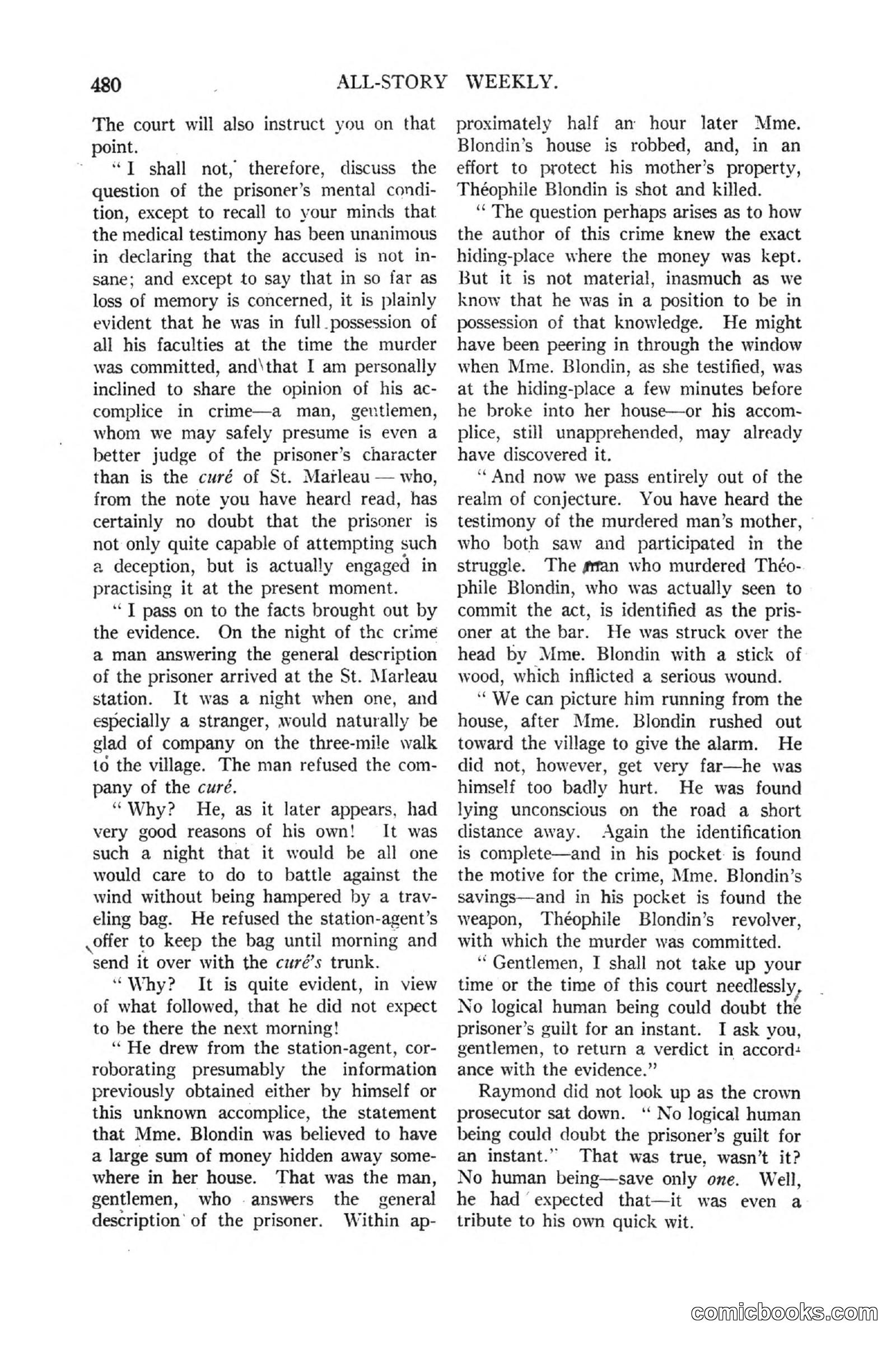 All Story Magazine, March 3, 1917 — page 138 of 192