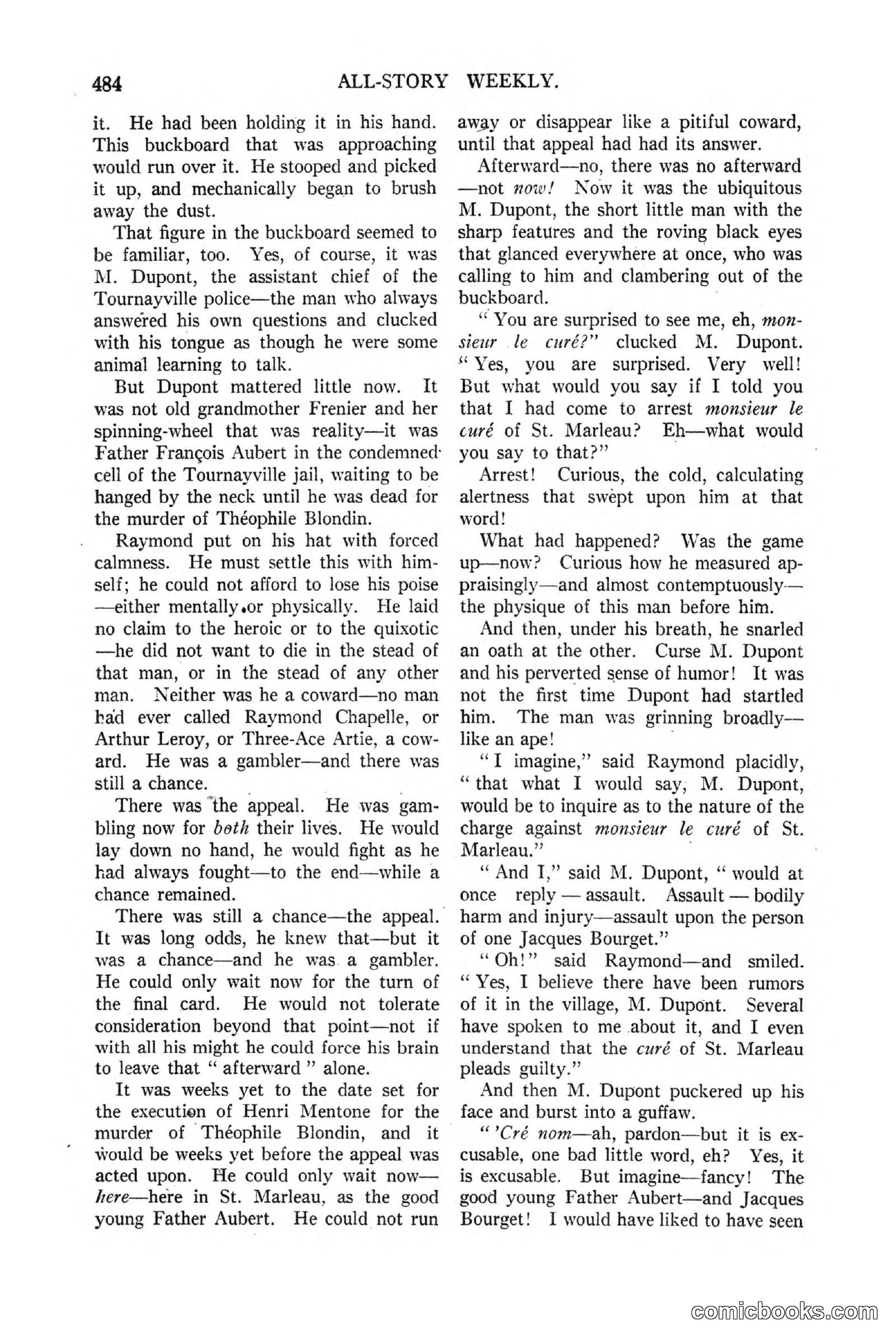 All Story Magazine, March 3, 1917 — page 142 of 192
