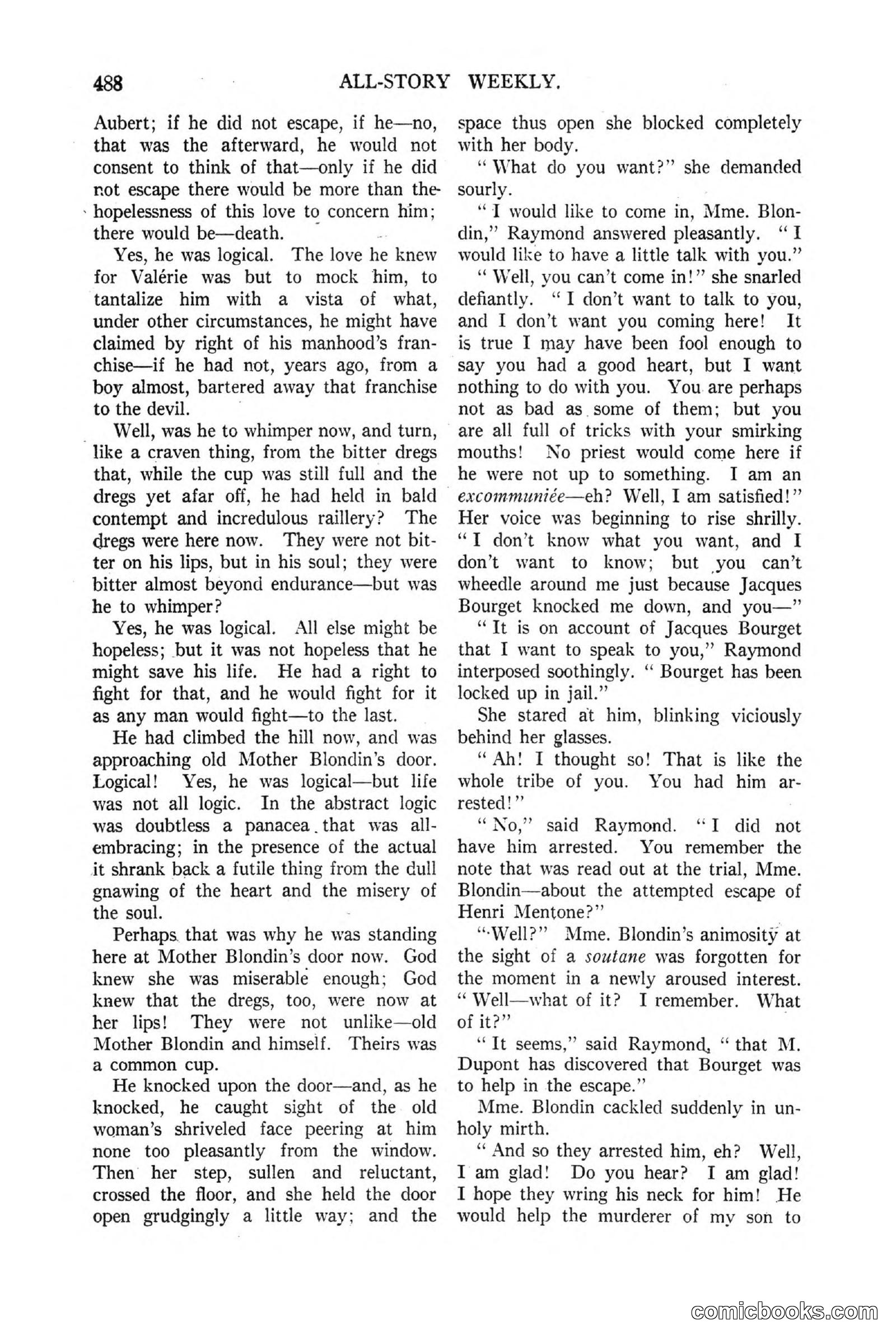 All Story Magazine, March 3, 1917 — page 146 of 192