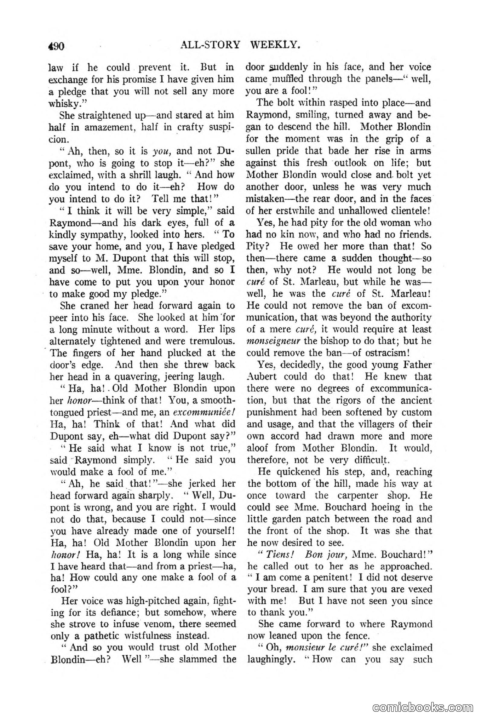 All Story Magazine, March 3, 1917 — page 148 of 192