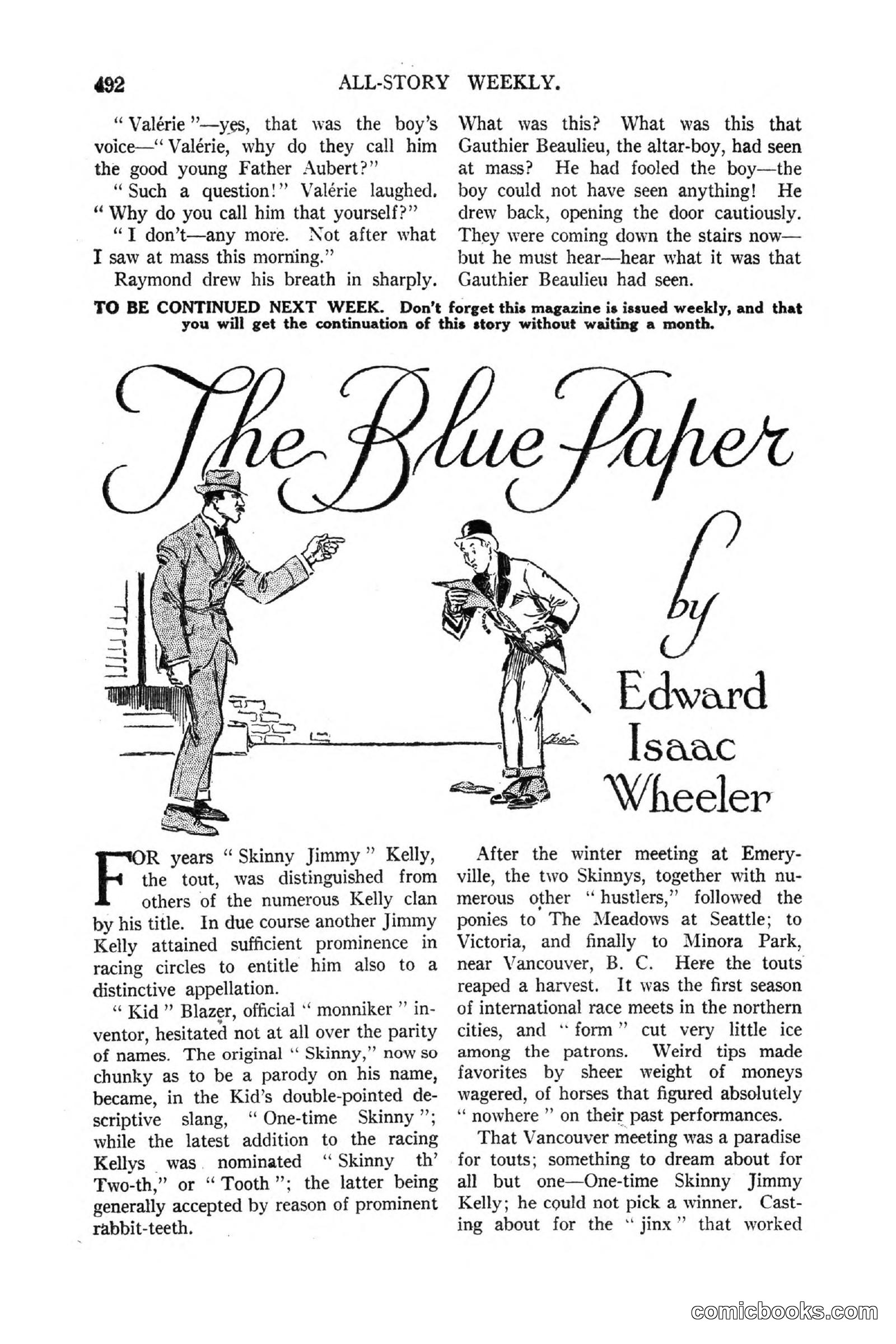 All Story Magazine, March 3, 1917 — page 150 of 192