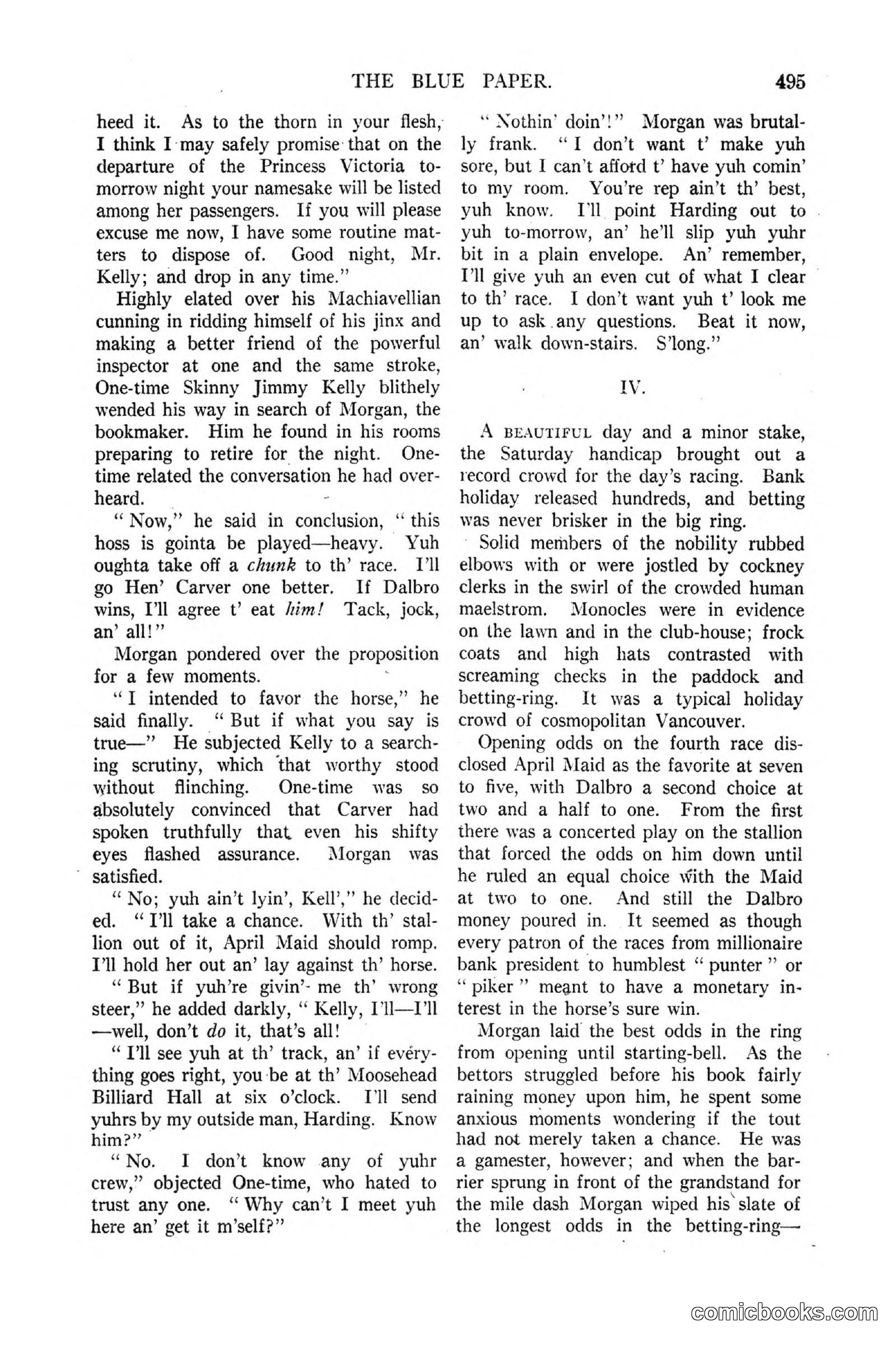 All Story Magazine, March 3, 1917 — page 153 of 192