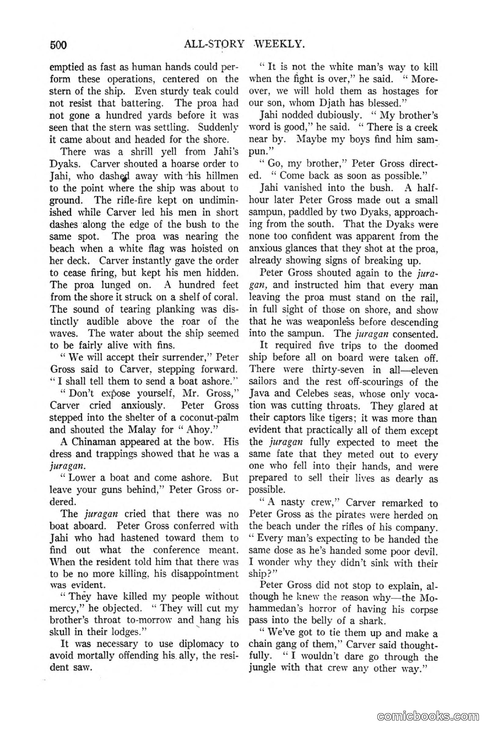 All Story Magazine, March 3, 1917 — page 158 of 192