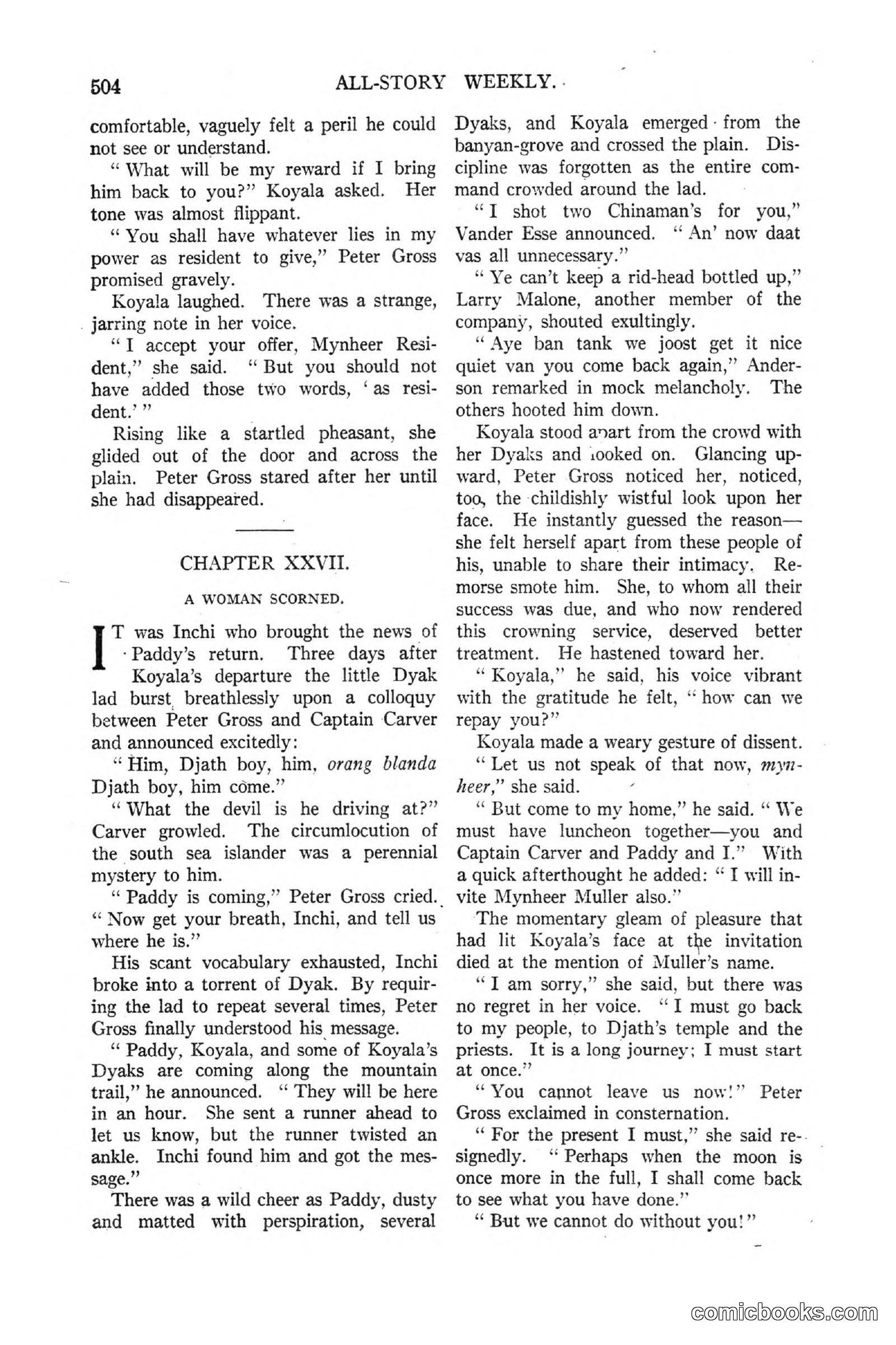 All Story Magazine, March 3, 1917 — page 162 of 192