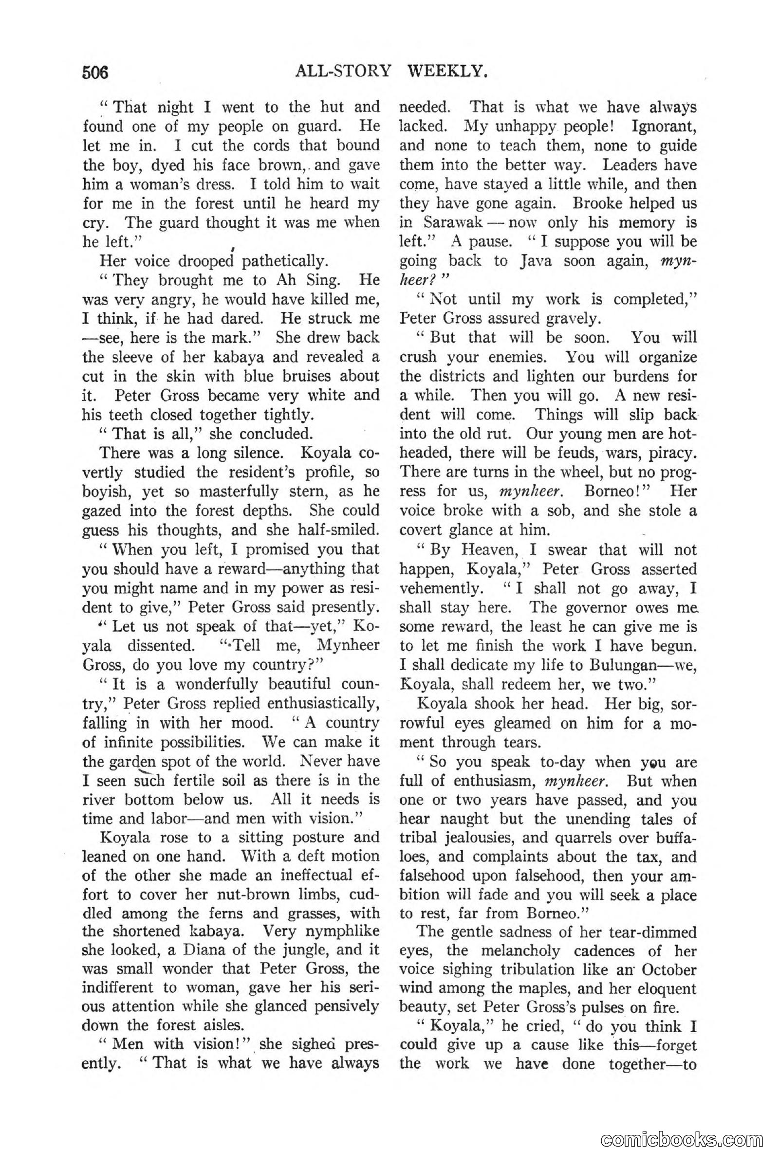 All Story Magazine, March 3, 1917 — page 164 of 192