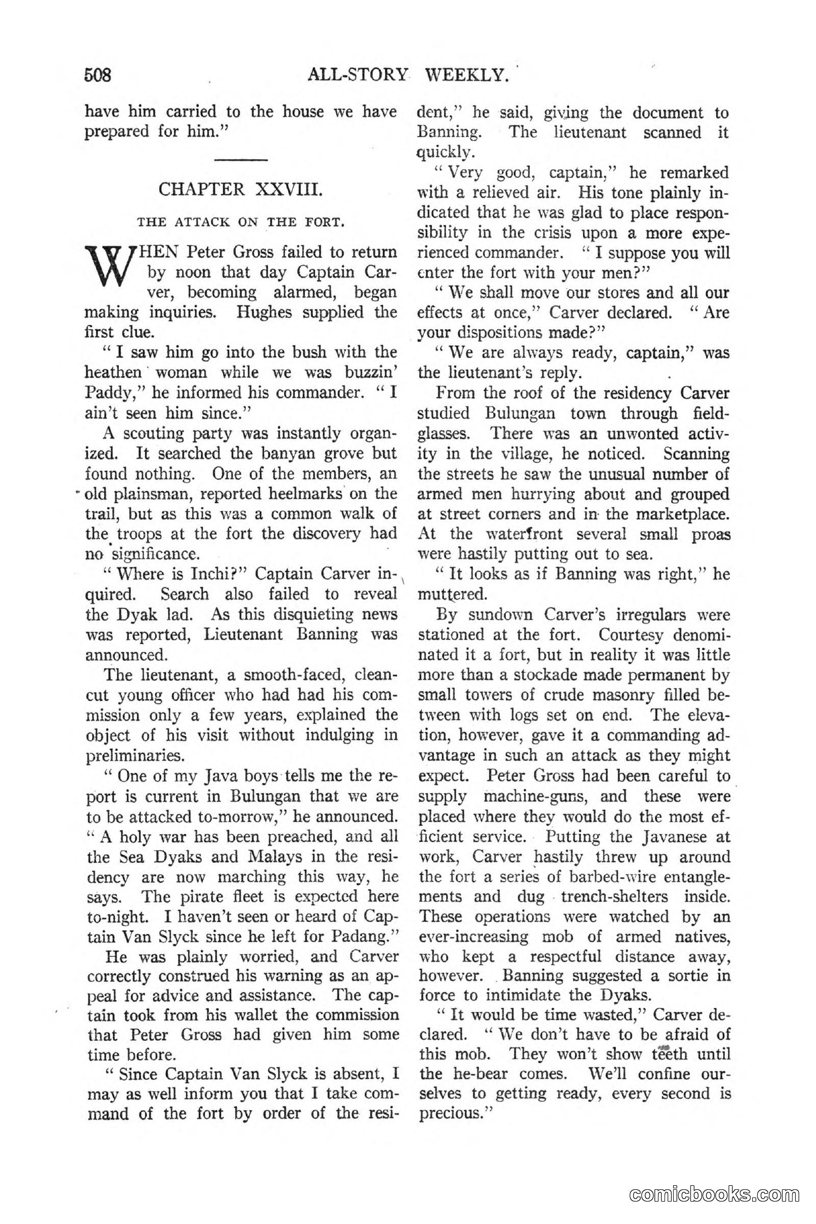 All Story Magazine, March 3, 1917 — page 166 of 192