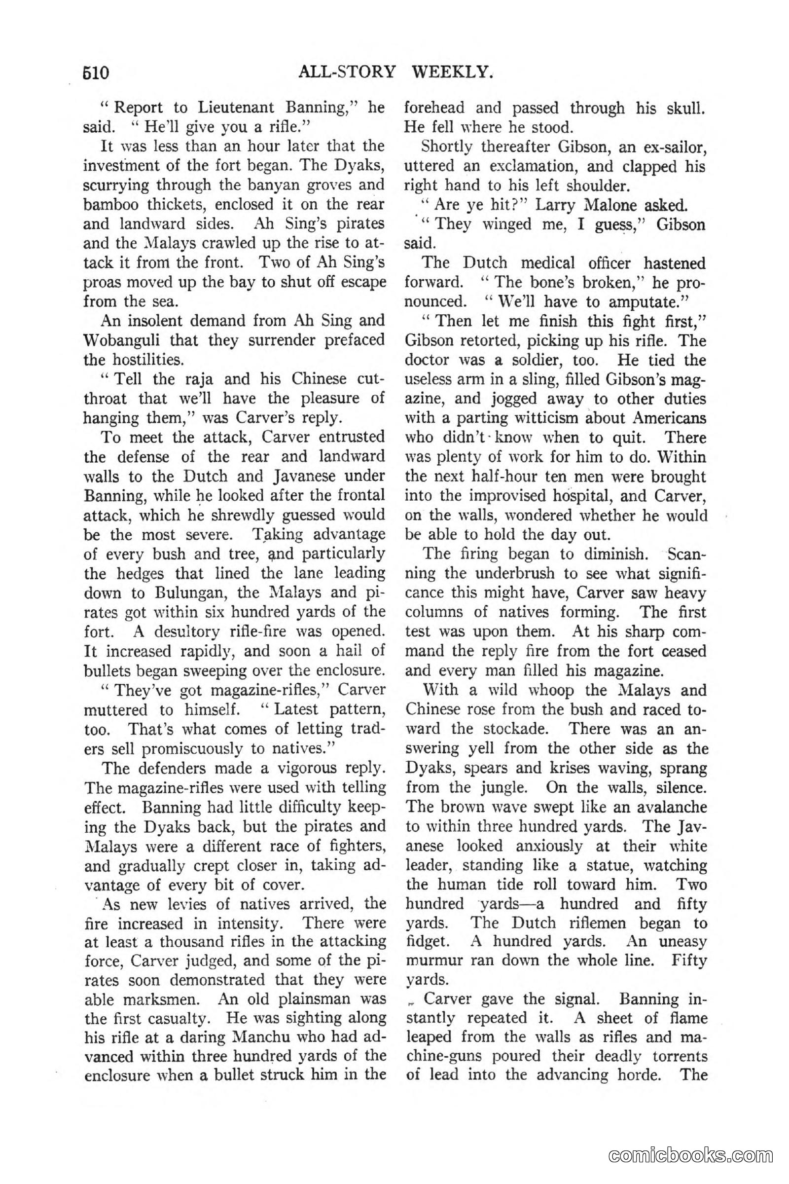 All Story Magazine, March 3, 1917 — page 168 of 192