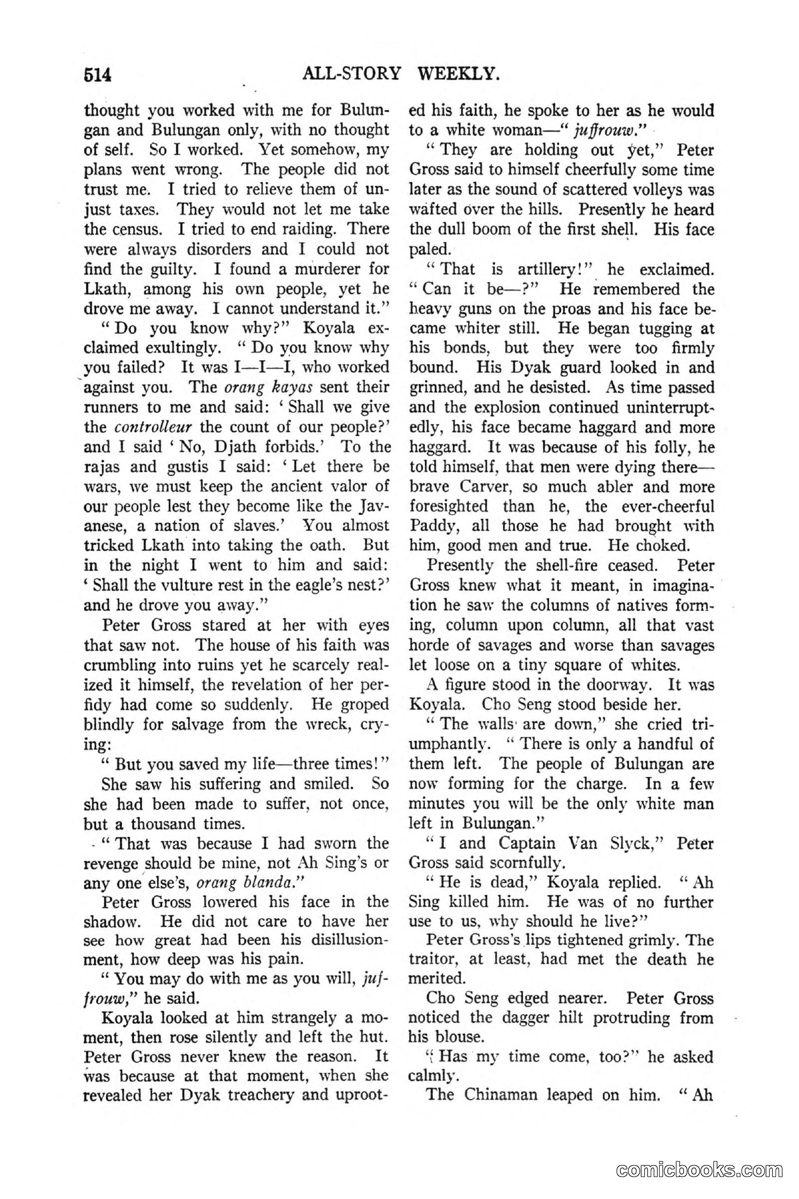 All Story Magazine, March 3, 1917 — page 172 of 192