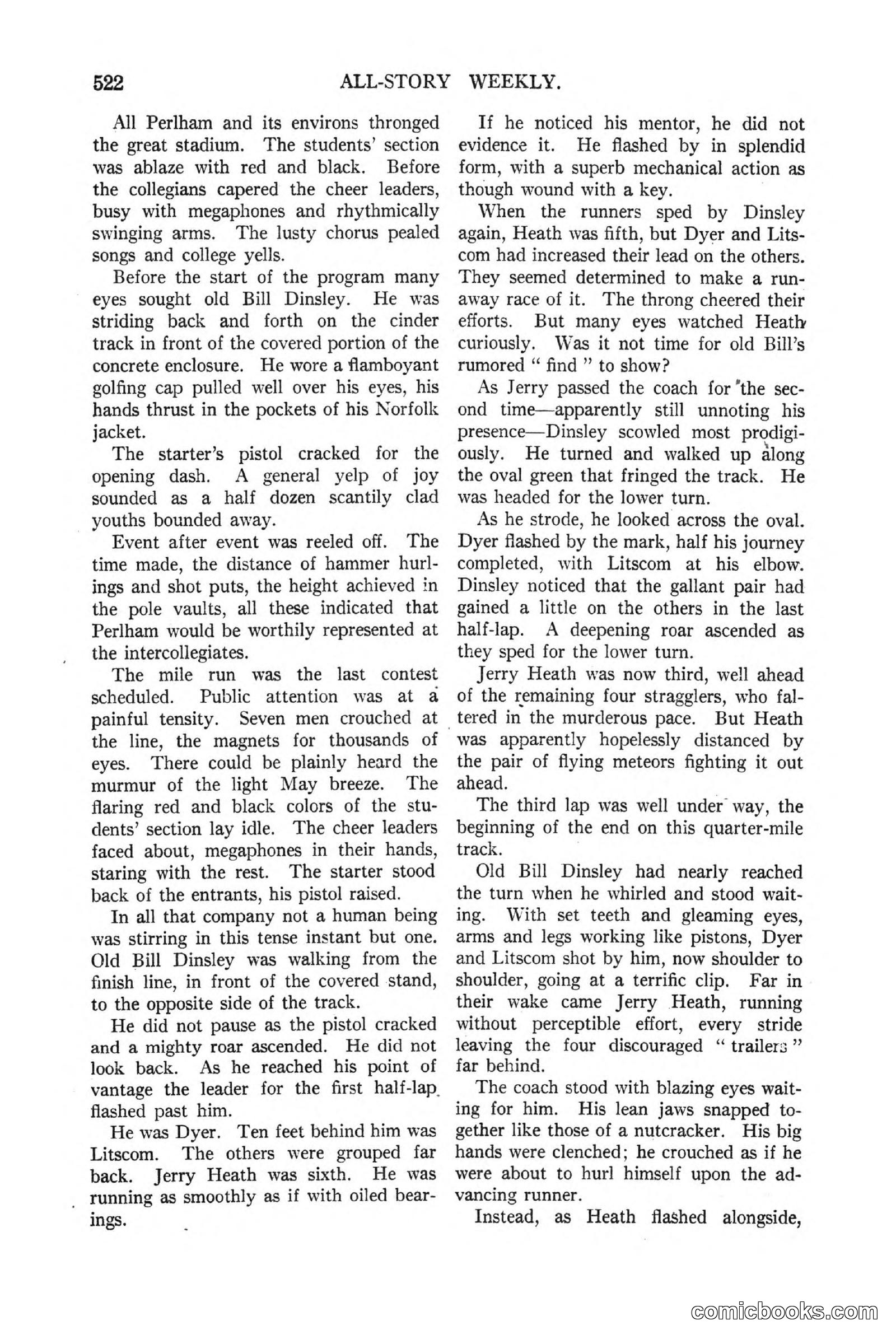 All Story Magazine, March 3, 1917 — page 180 of 192