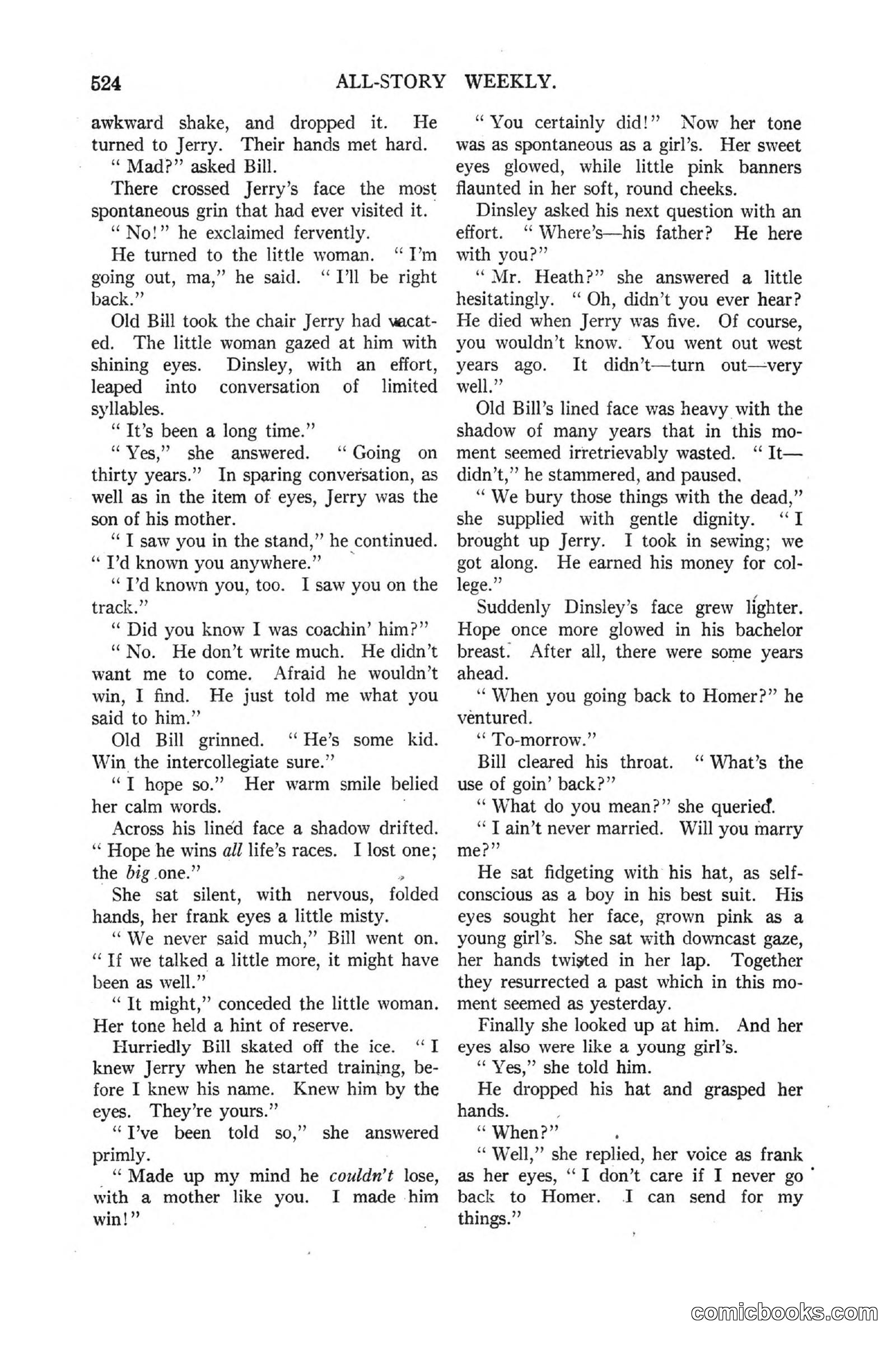 All Story Magazine, March 3, 1917 — page 182 of 192