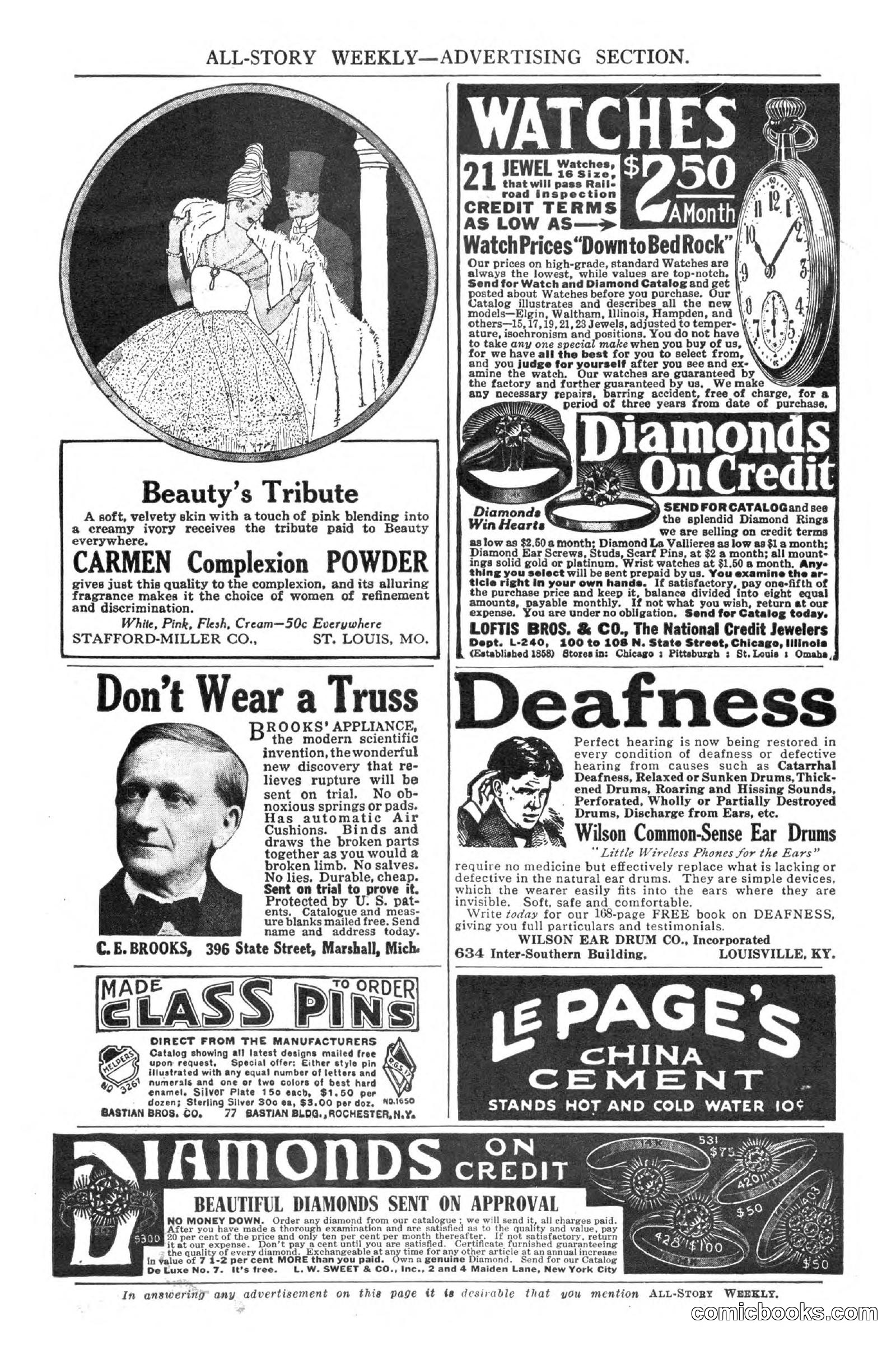 All Story Magazine, March 3, 1917 — page 189 of 192