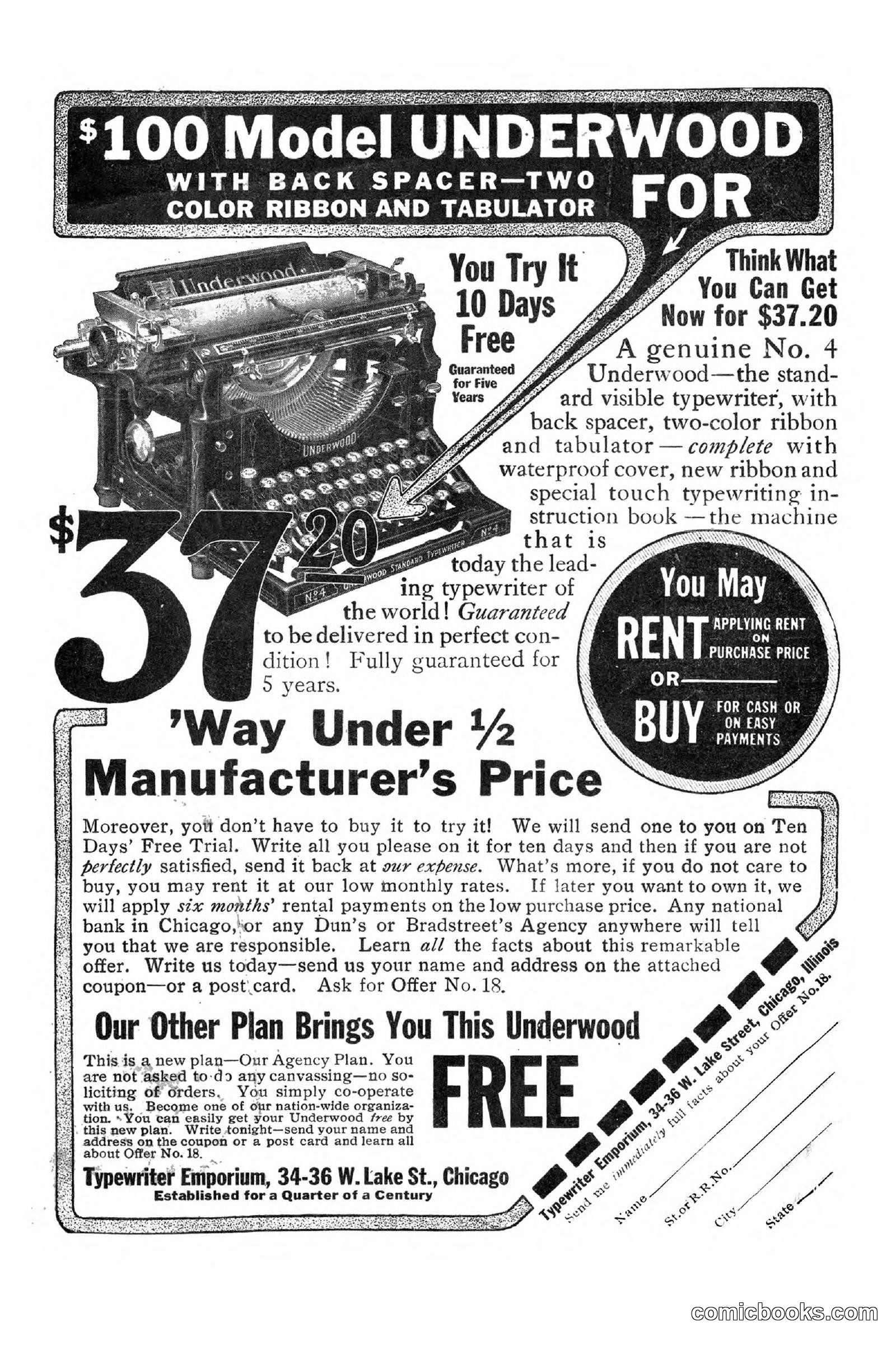 All Story Magazine, March 3, 1917 — page 191 of 192
