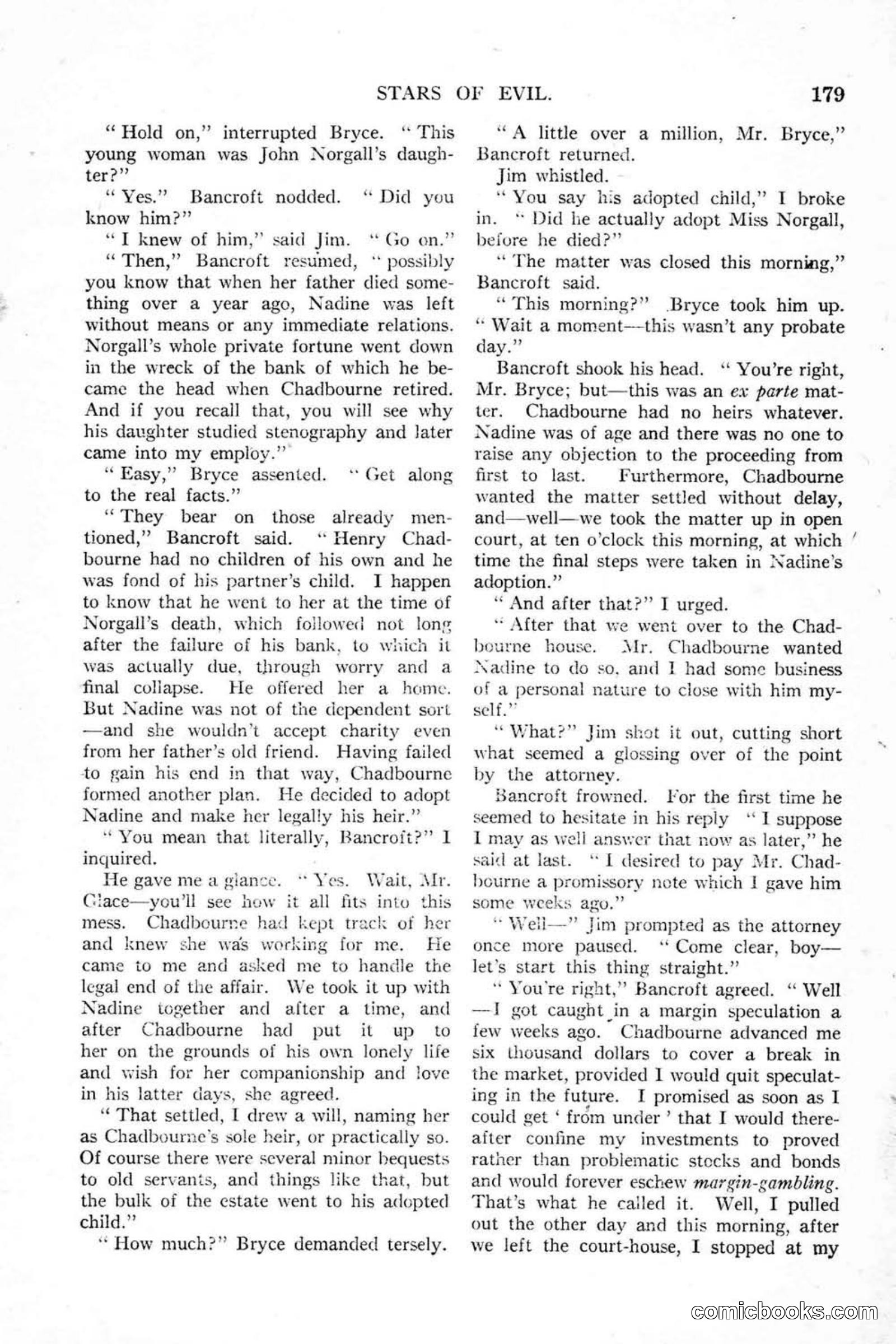 All Story Magazine, January 25, 1919 — page 13 of 186