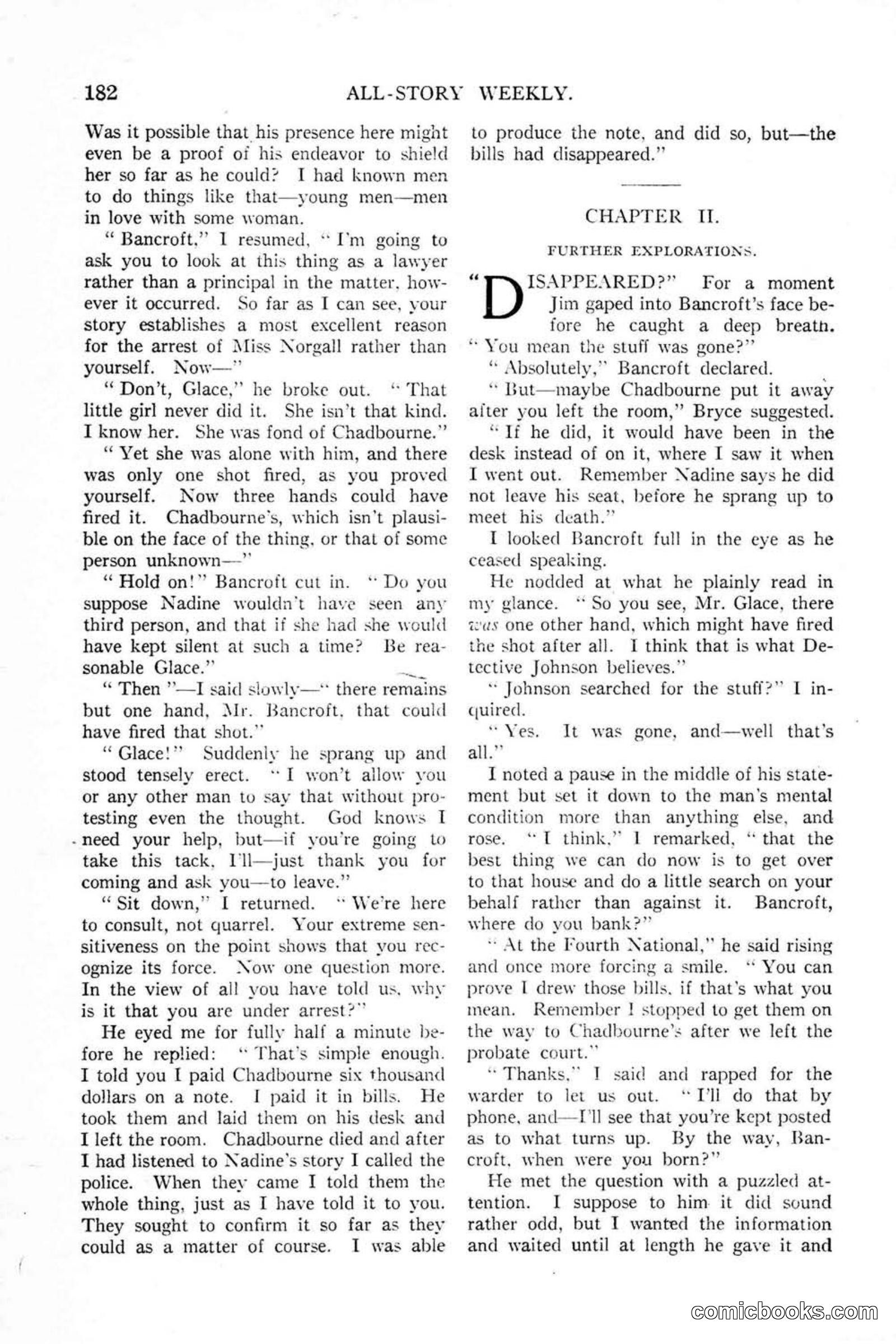 All Story Magazine, January 25, 1919 — page 16 of 186