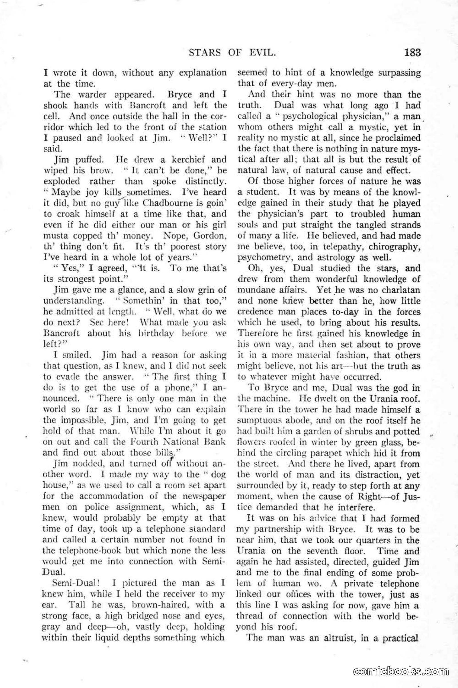 All Story Magazine, January 25, 1919 — page 17 of 186