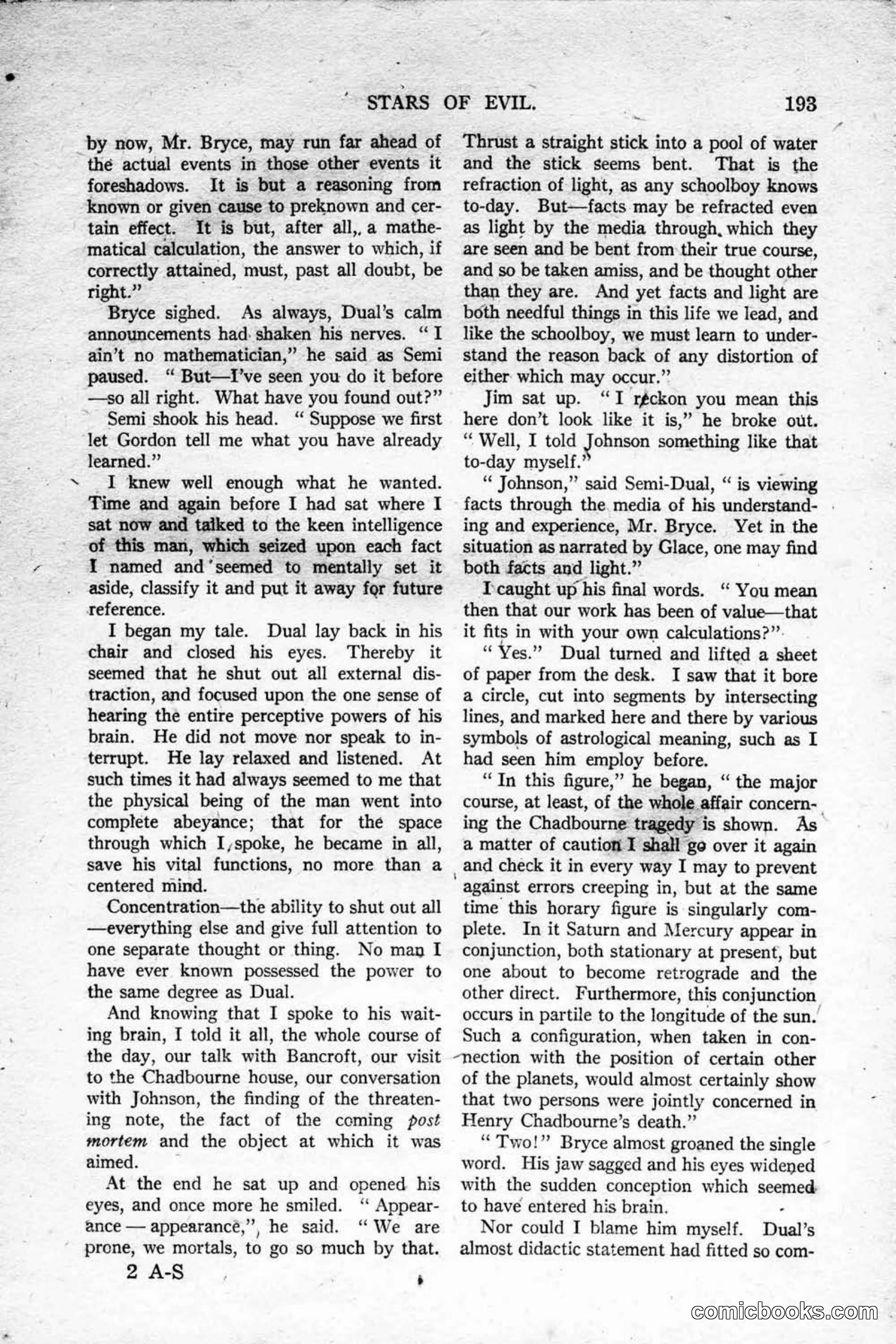 All Story Magazine, January 25, 1919 — page 27 of 186