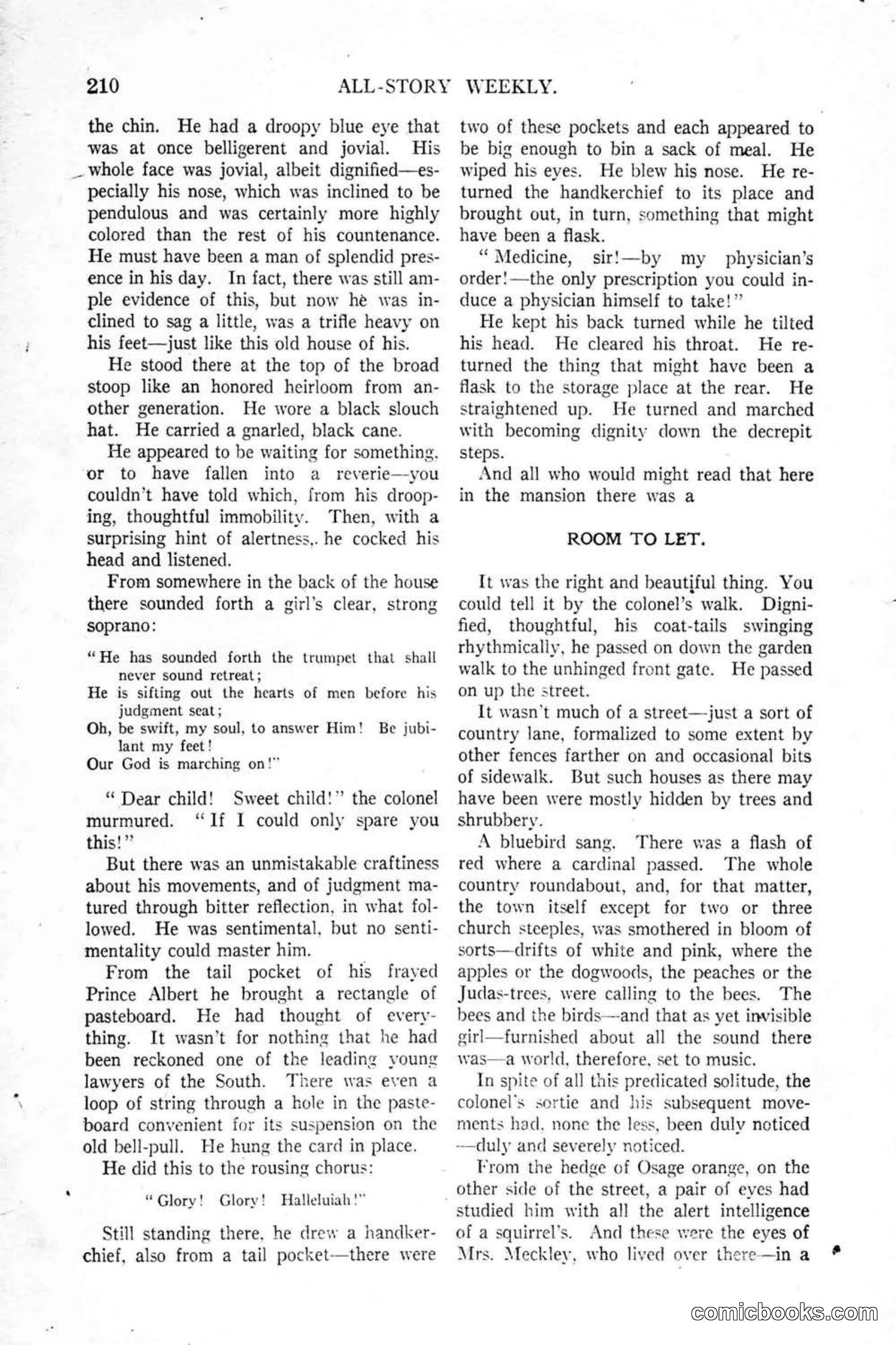 All Story Magazine, January 25, 1919 — page 44 of 186