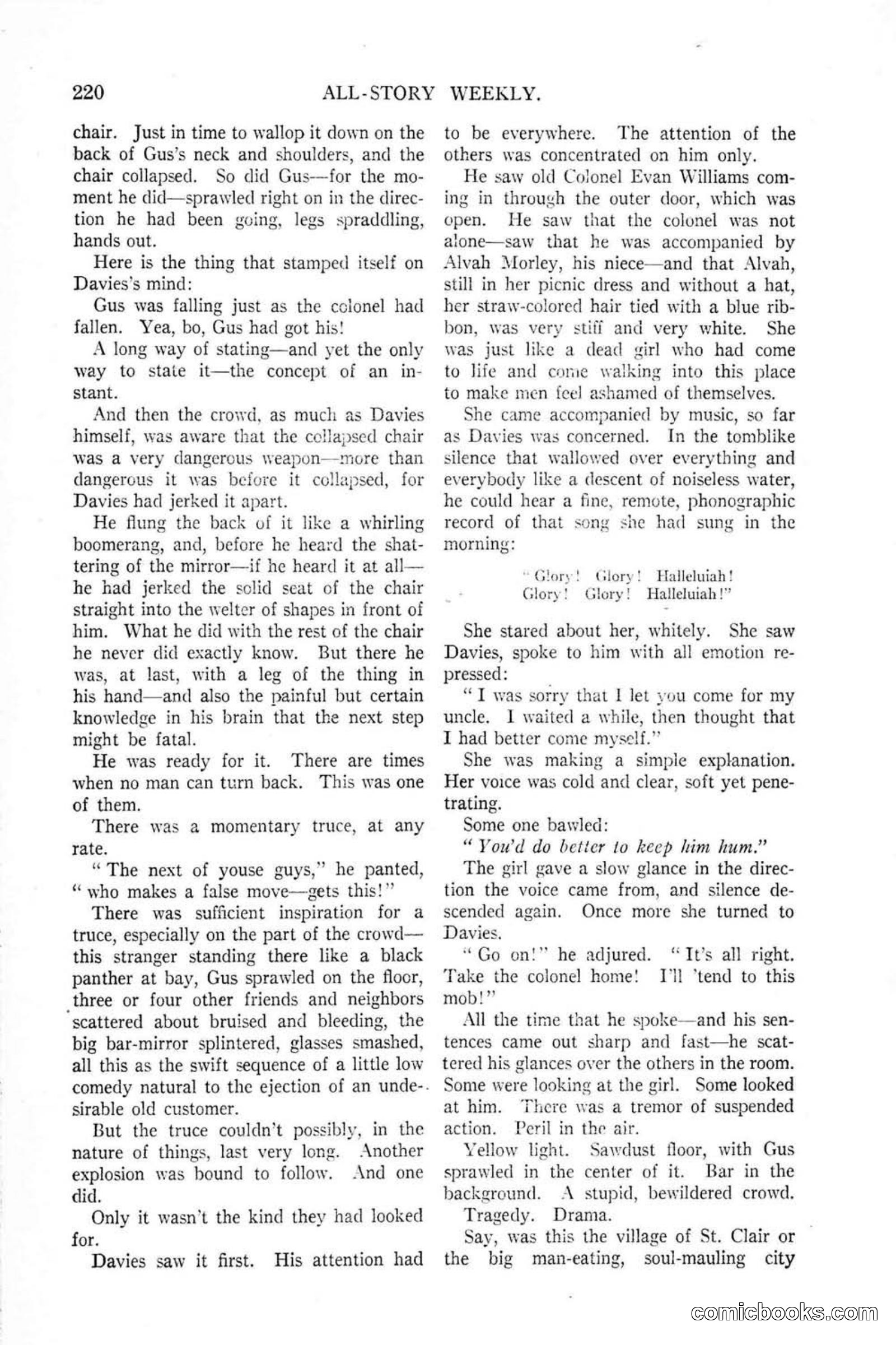 All Story Magazine, January 25, 1919 — page 54 of 186