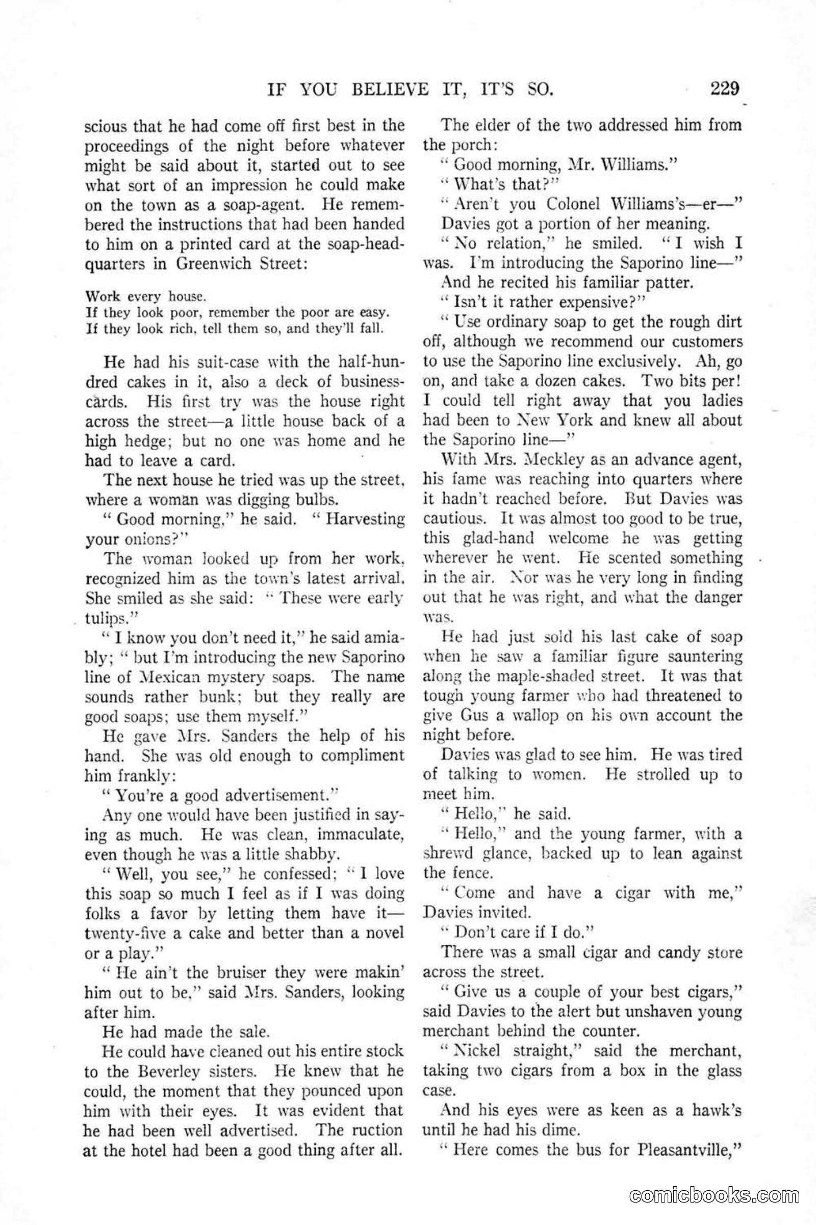 All Story Magazine, January 25, 1919 — page 63 of 186