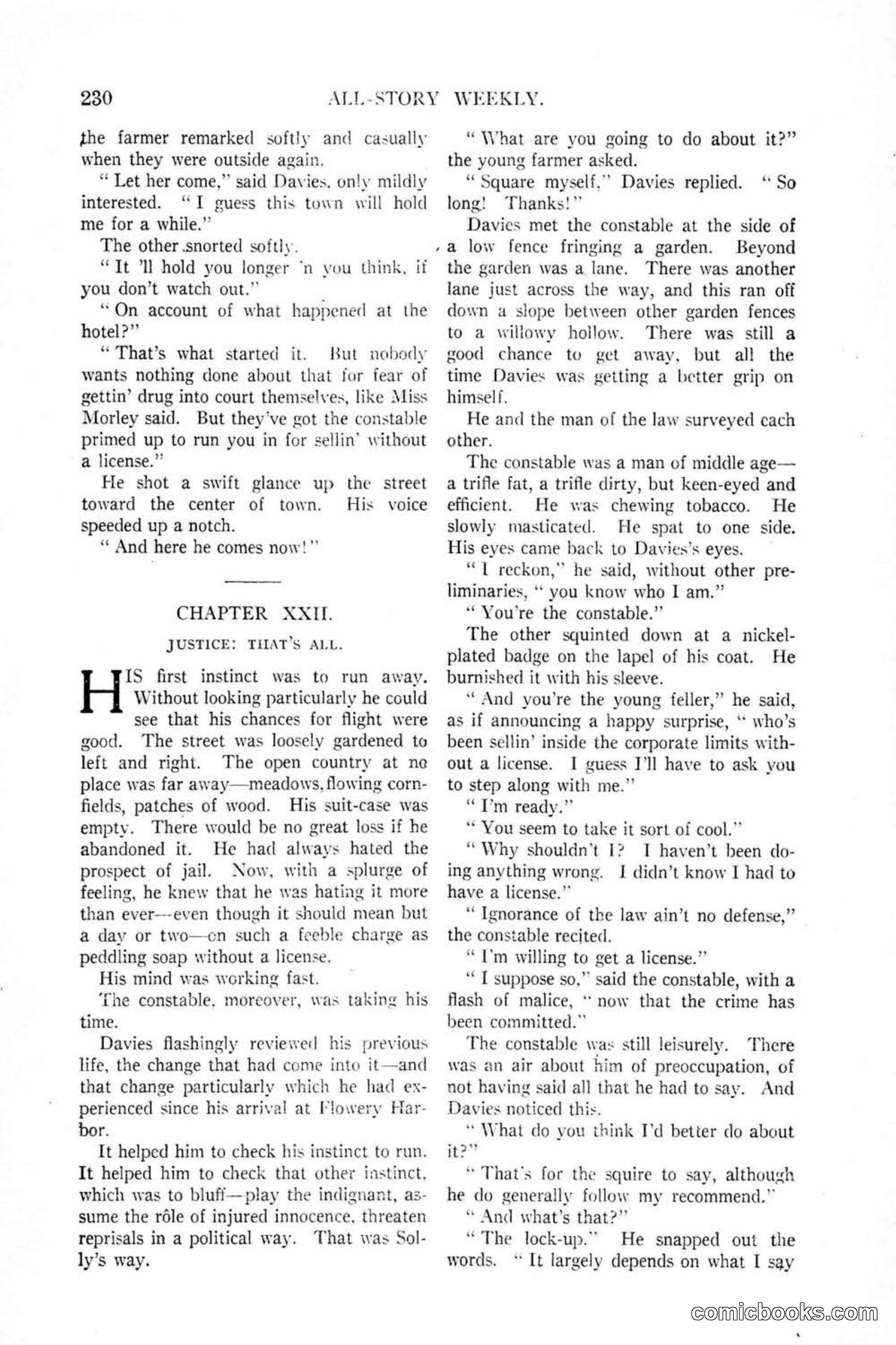 All Story Magazine, January 25, 1919 — page 64 of 186