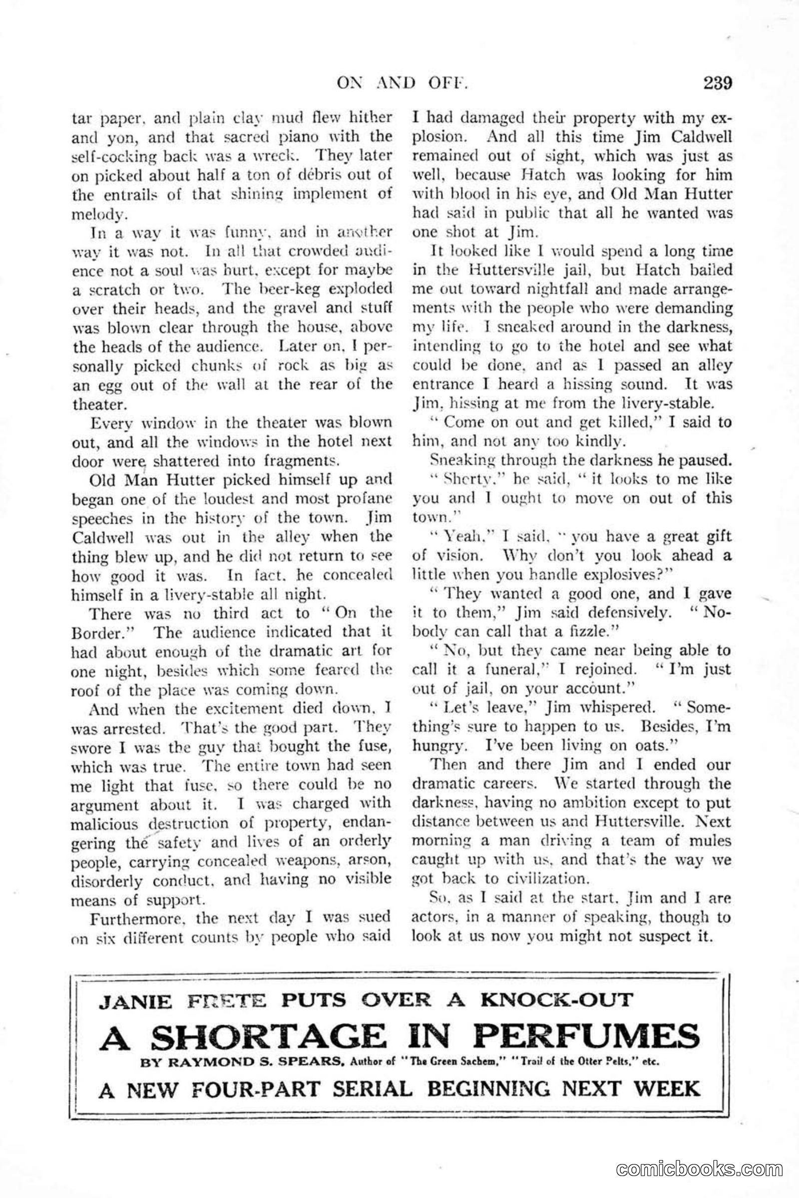 All Story Magazine, January 25, 1919 — page 73 of 186