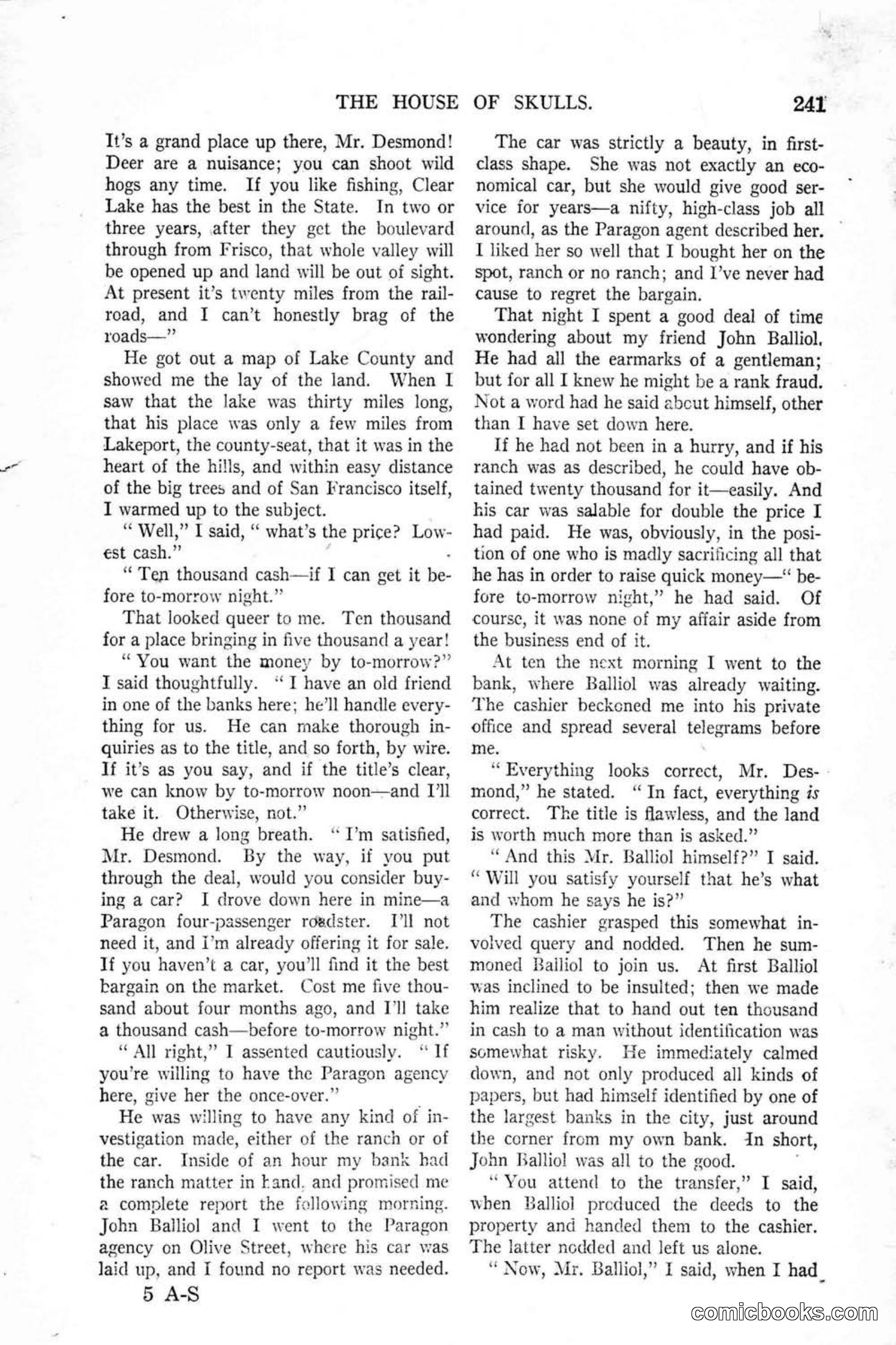 All Story Magazine, January 25, 1919 — page 75 of 186