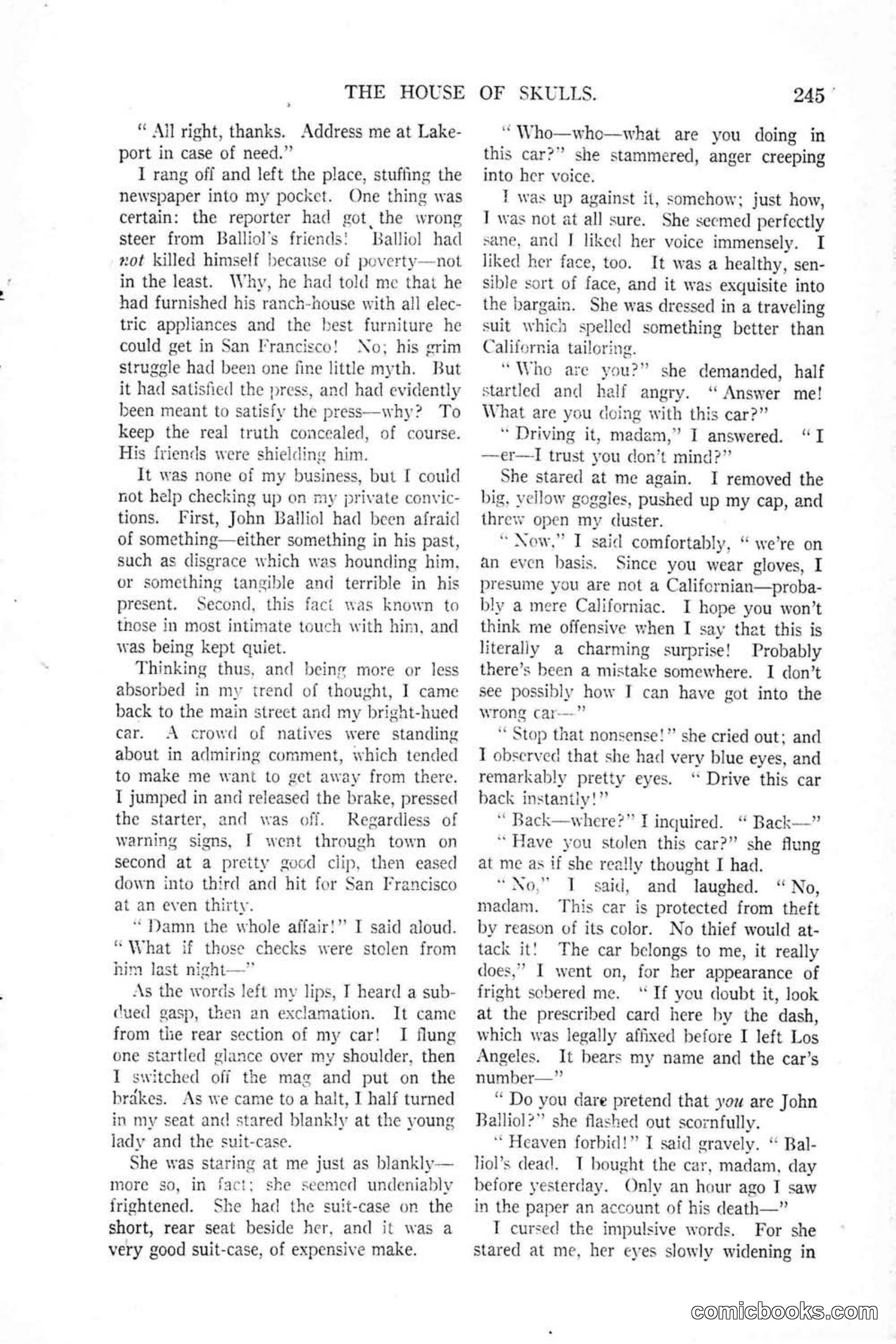 All Story Magazine, January 25, 1919 — page 79 of 186