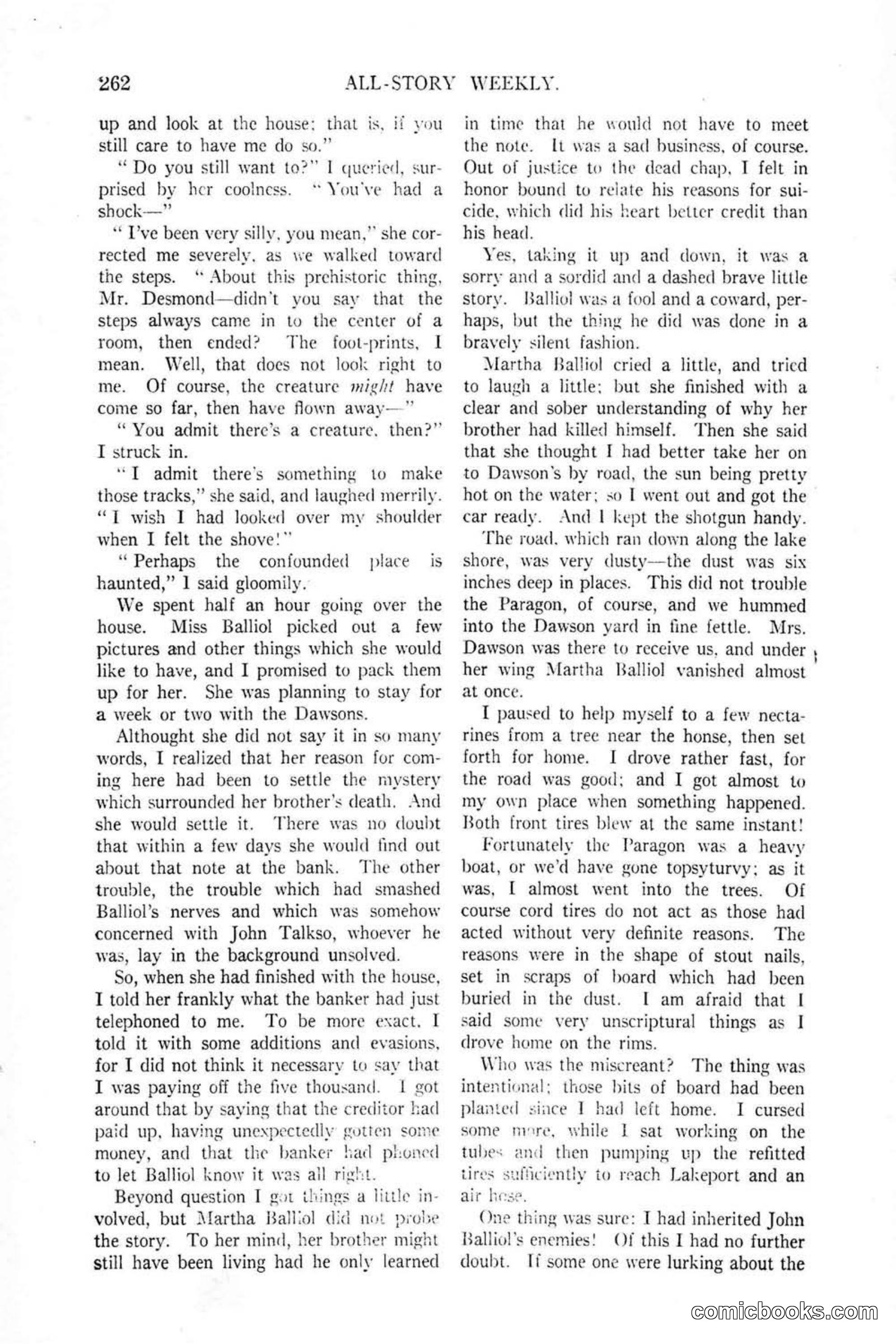 All Story Magazine, January 25, 1919 — page 96 of 186