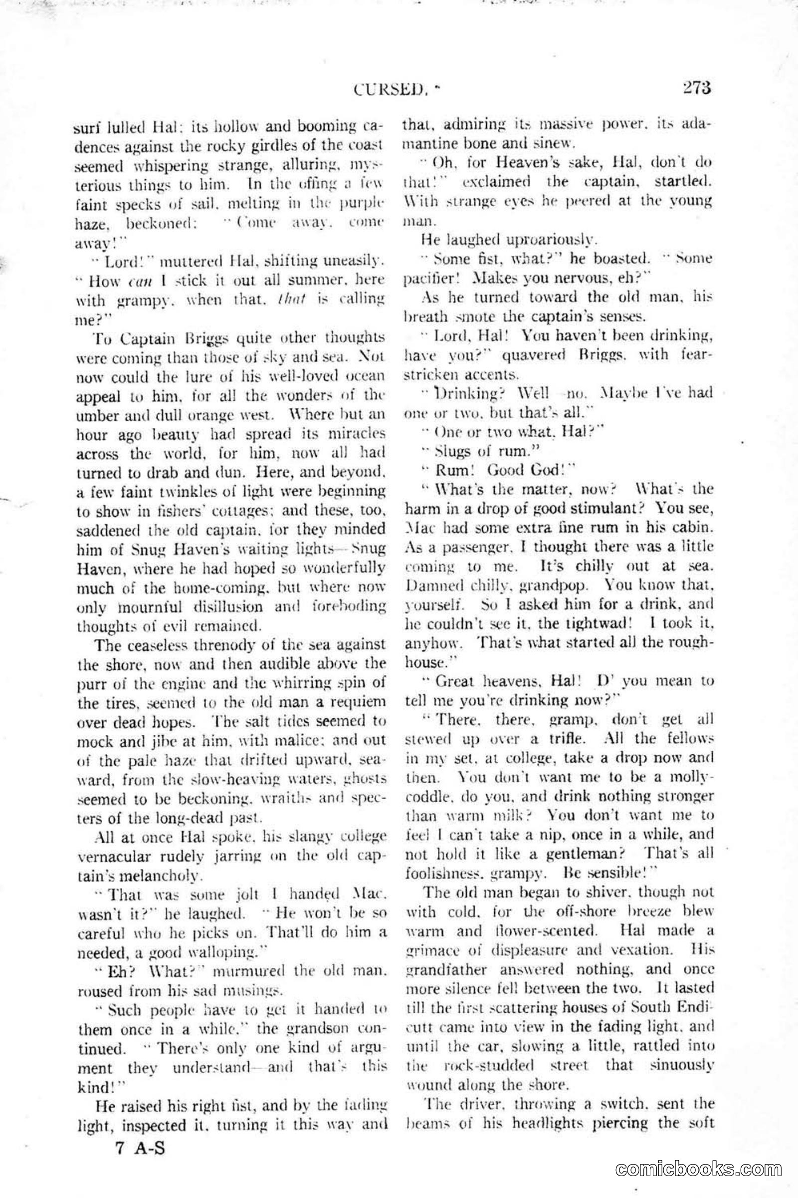 All Story Magazine, January 25, 1919 — page 107 of 186