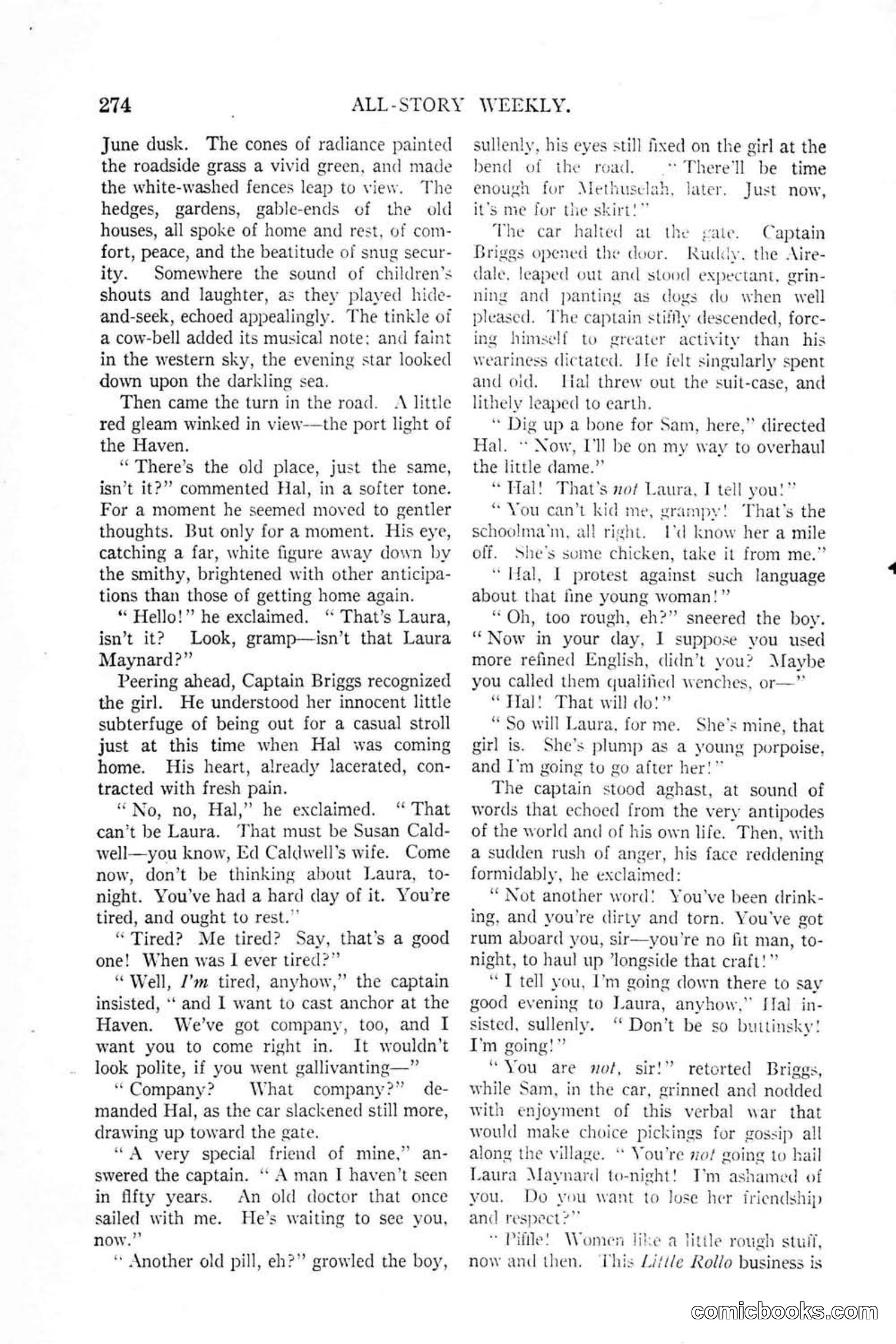 All Story Magazine, January 25, 1919 — page 108 of 186
