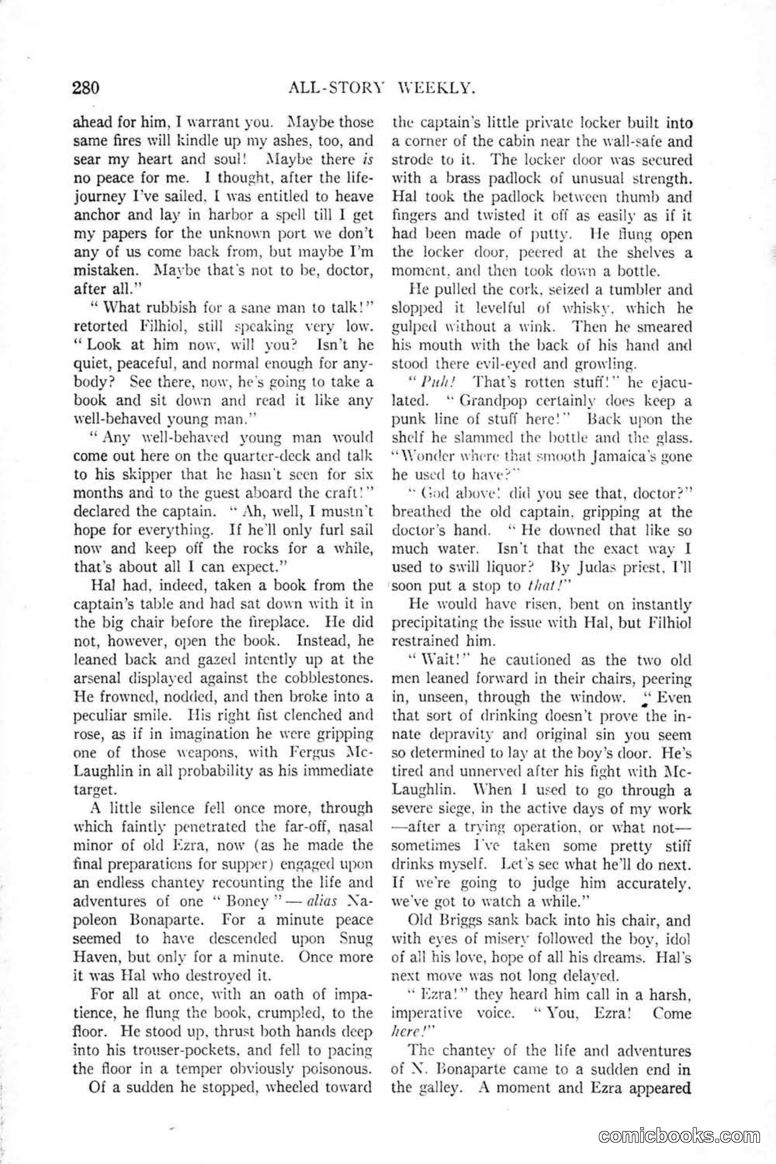 All Story Magazine, January 25, 1919 — page 114 of 186