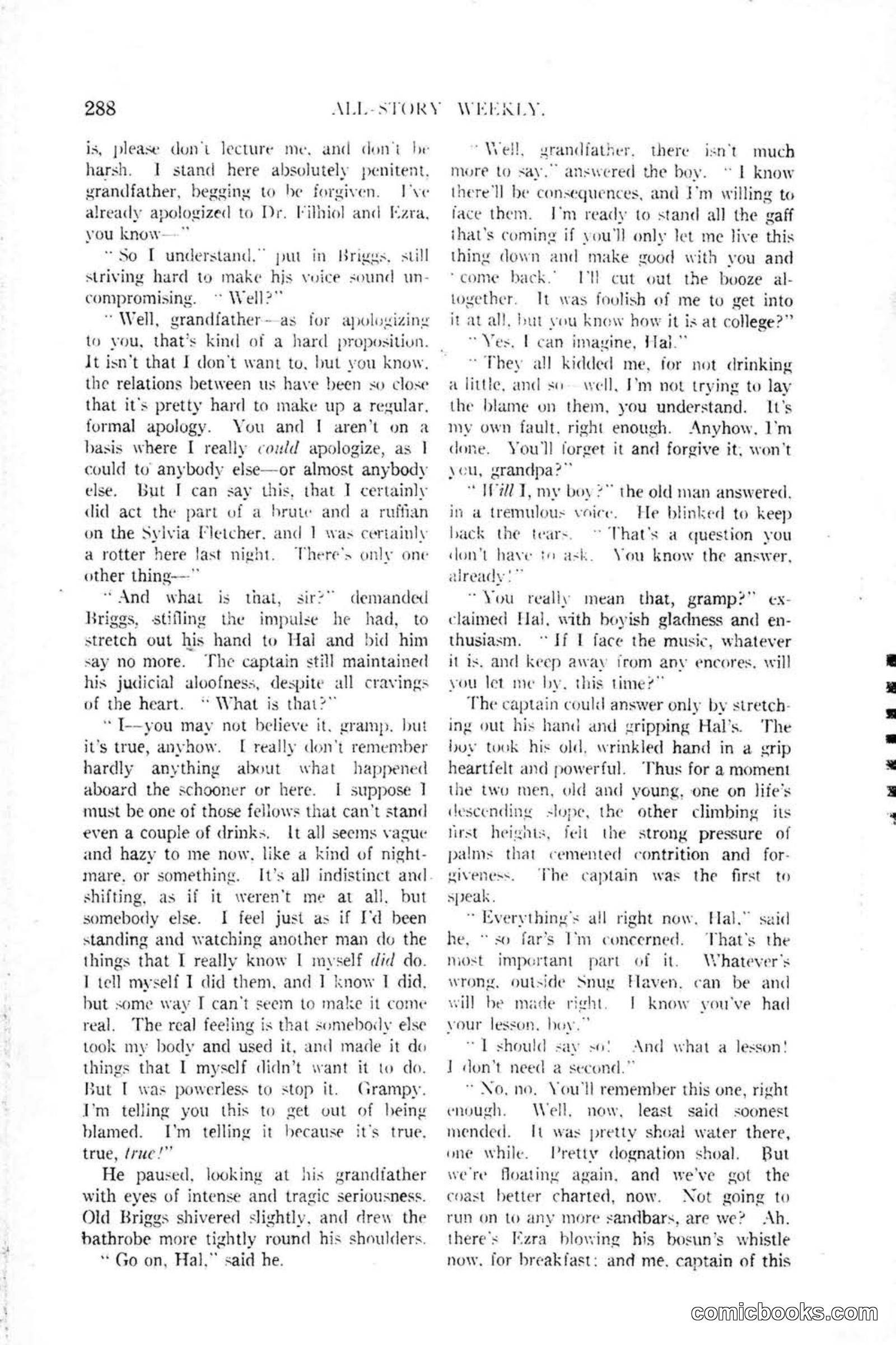 All Story Magazine, January 25, 1919 — page 122 of 186