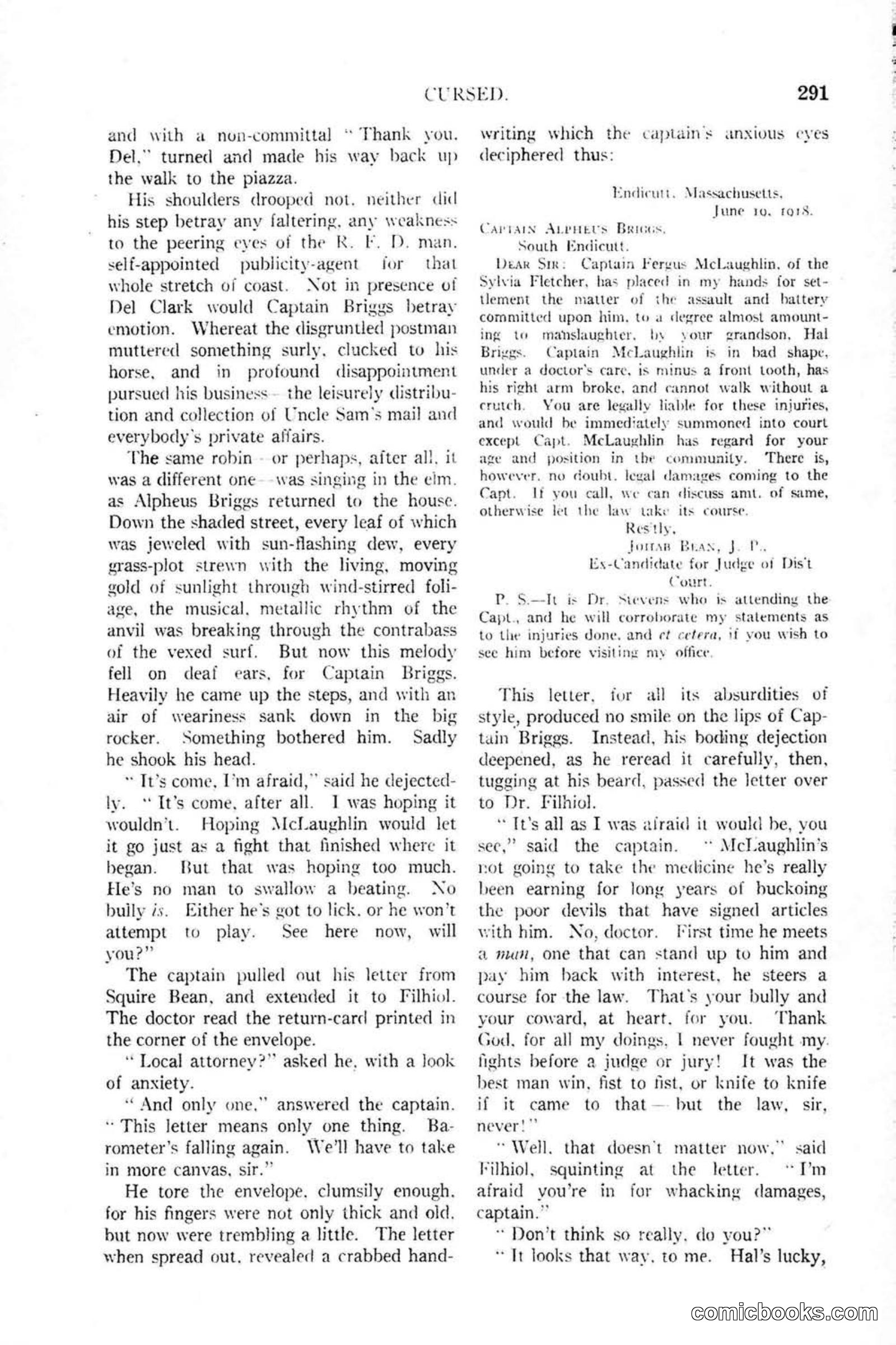 All Story Magazine, January 25, 1919 — page 125 of 186