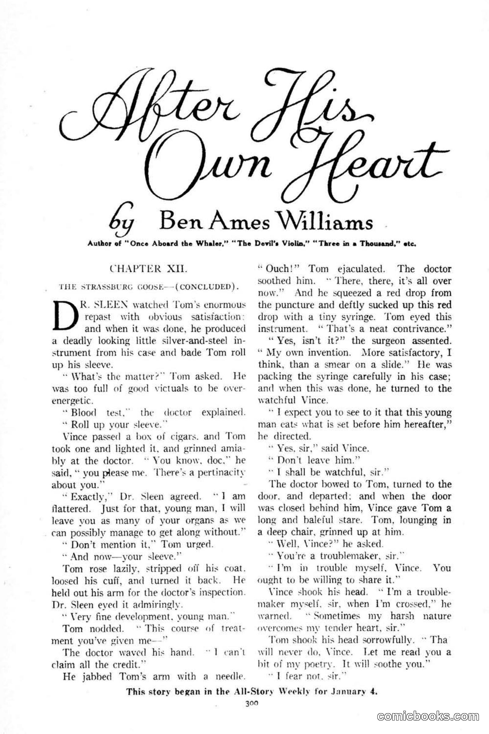 All Story Magazine, January 25, 1919 — page 134 of 186