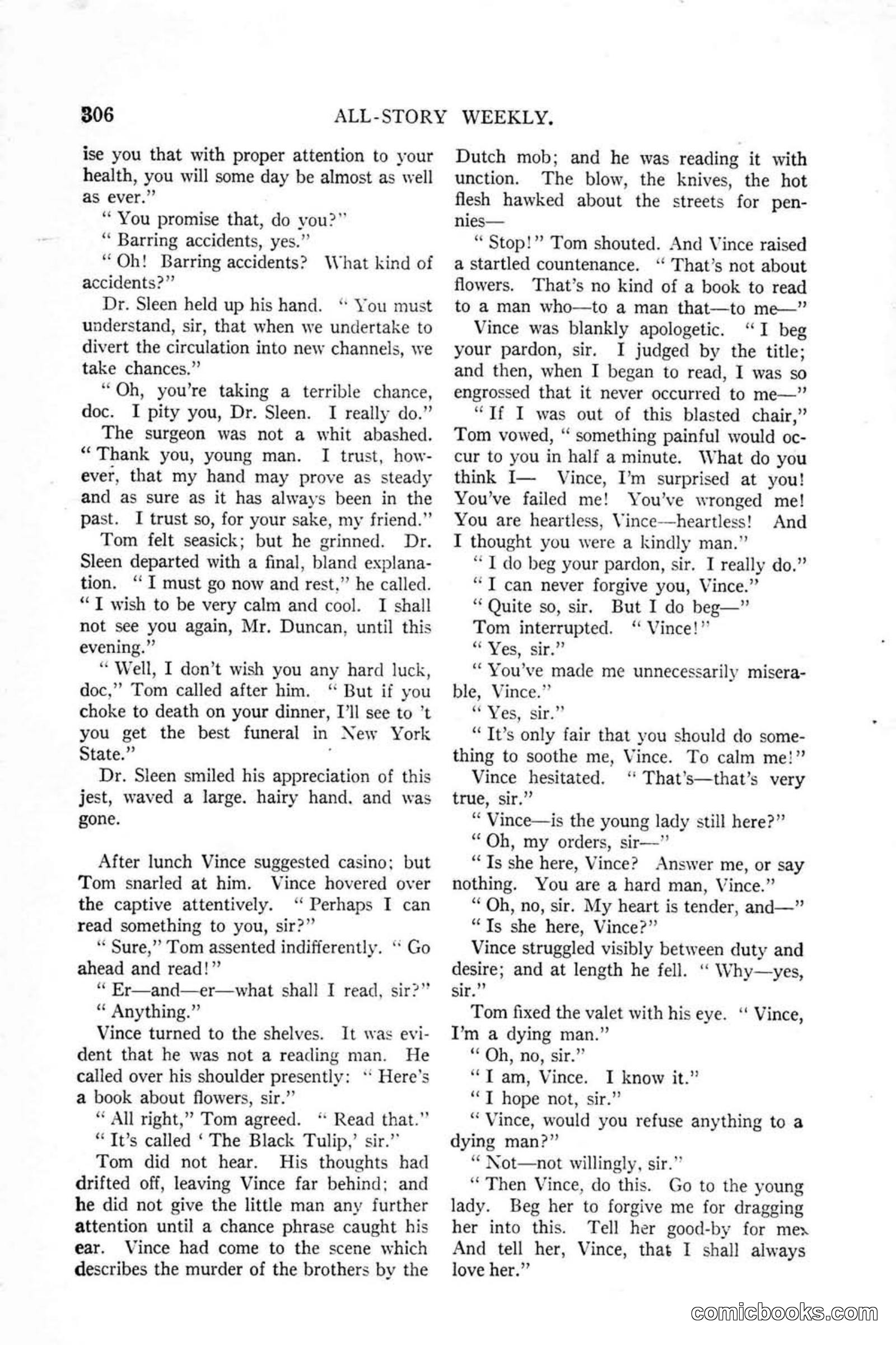 All Story Magazine, January 25, 1919 — page 140 of 186