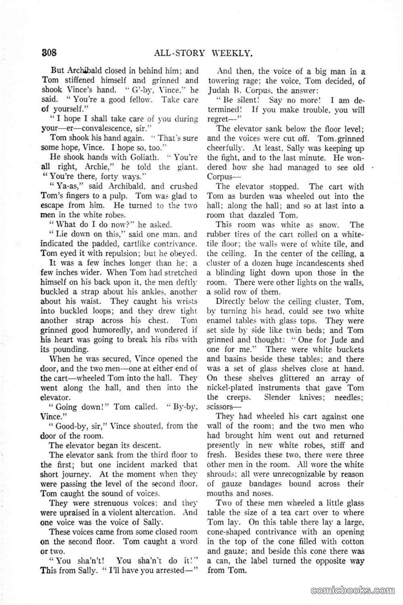 All Story Magazine, January 25, 1919 — page 142 of 186