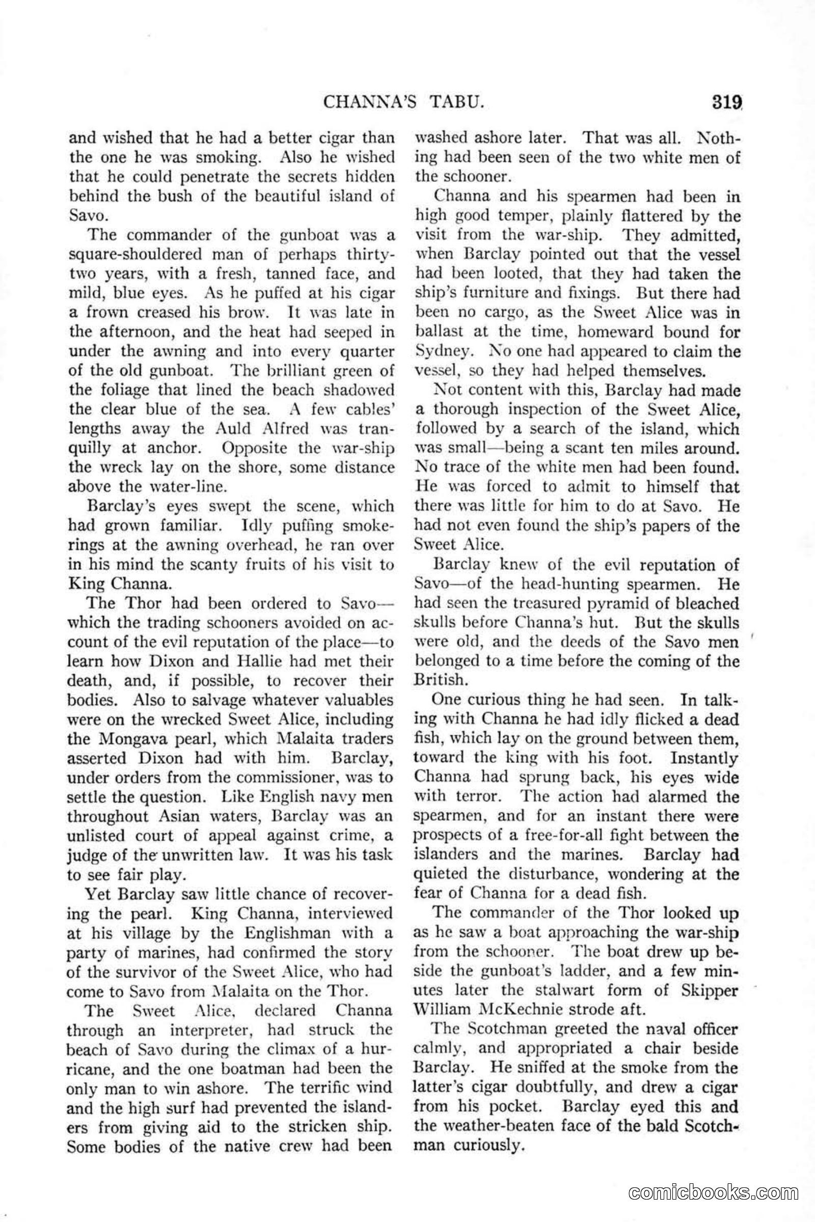 All Story Magazine, January 25, 1919 — page 153 of 186