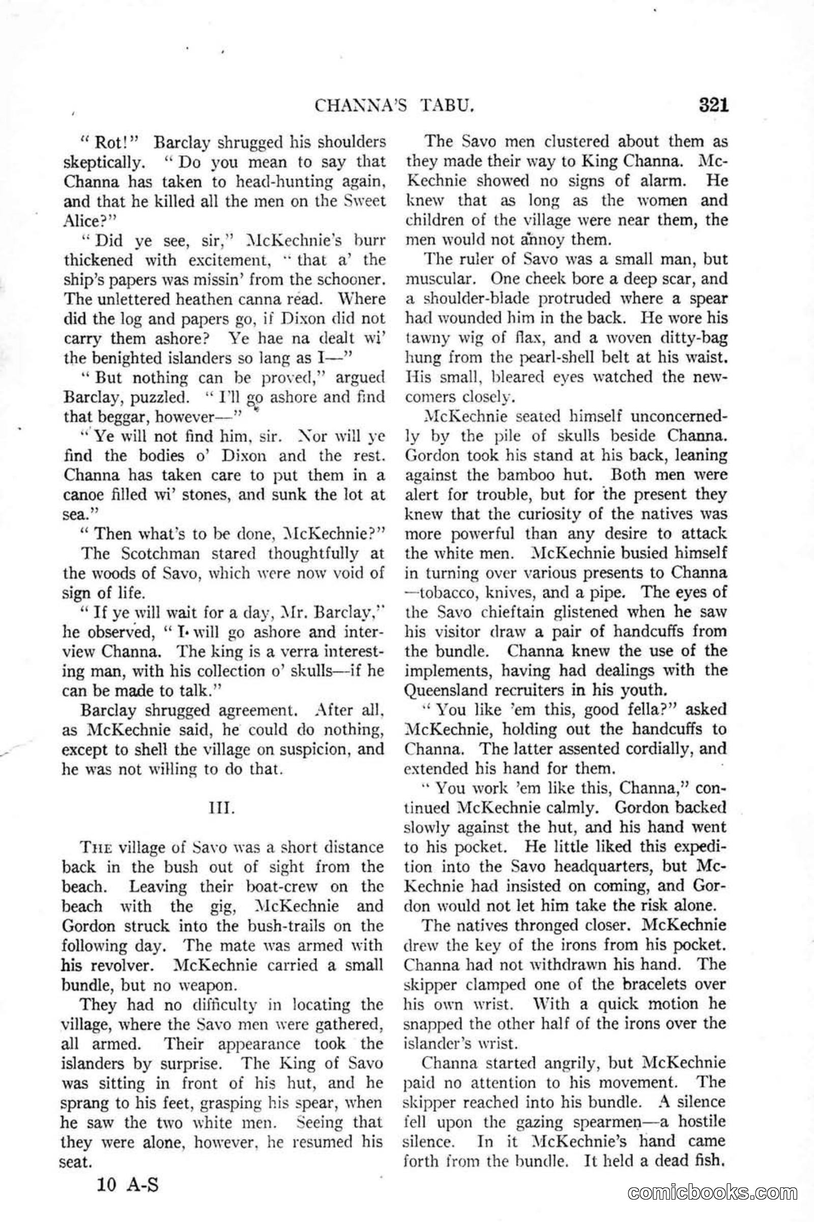 All Story Magazine, January 25, 1919 — page 155 of 186