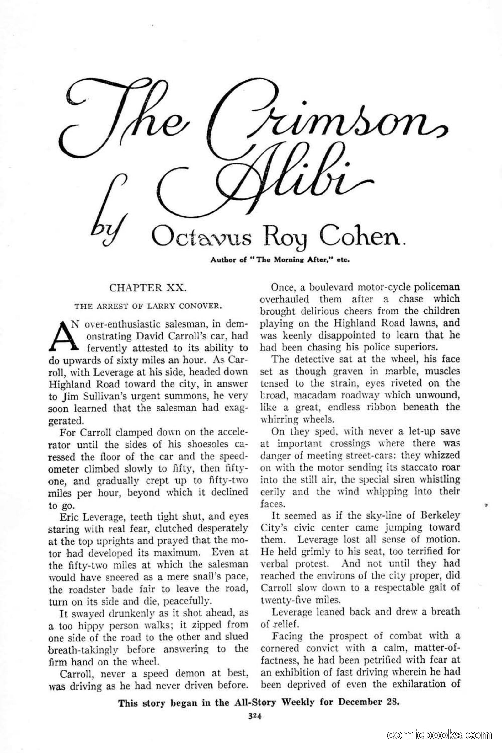 All Story Magazine, January 25, 1919 — page 158 of 186