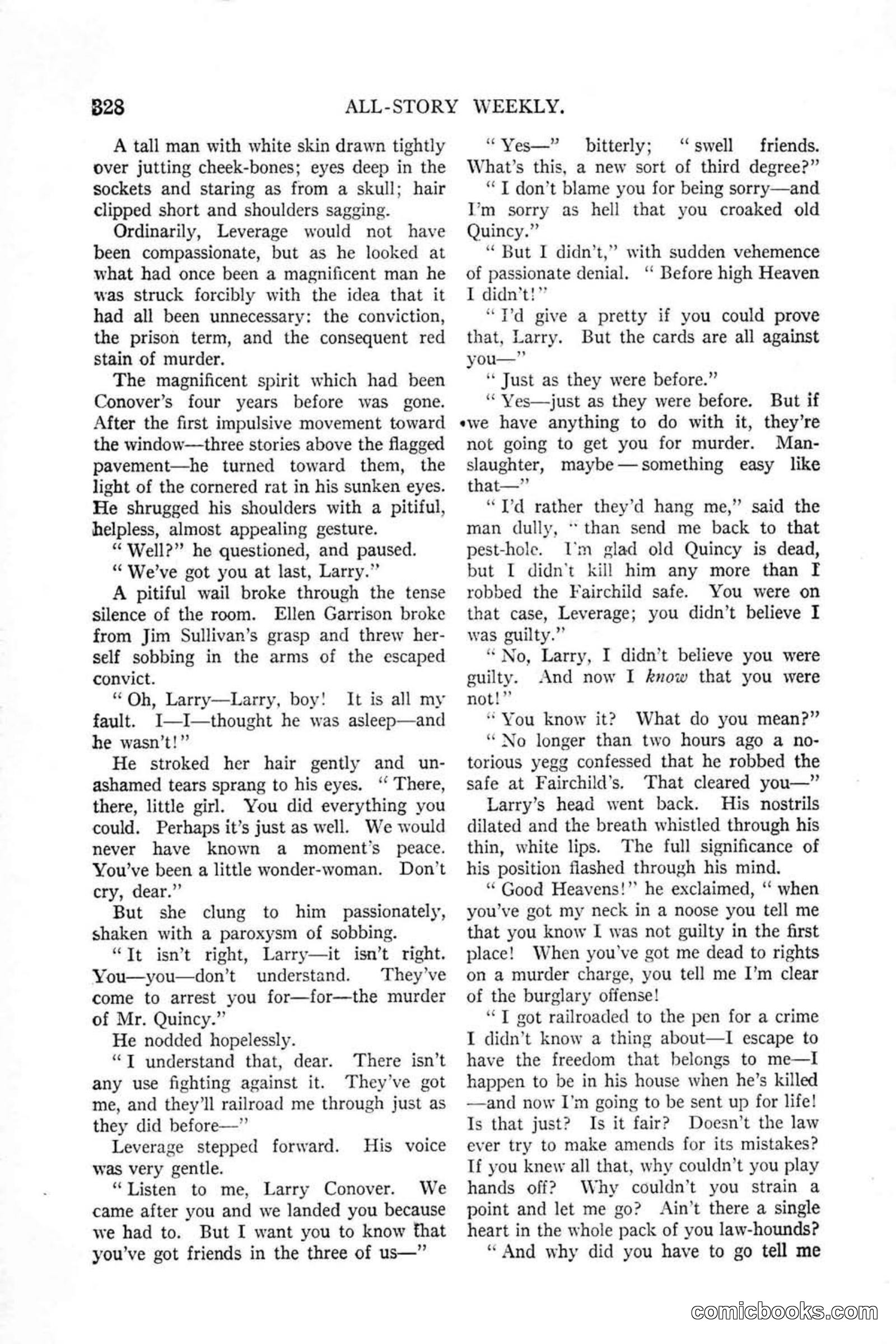 All Story Magazine, January 25, 1919 — page 162 of 186