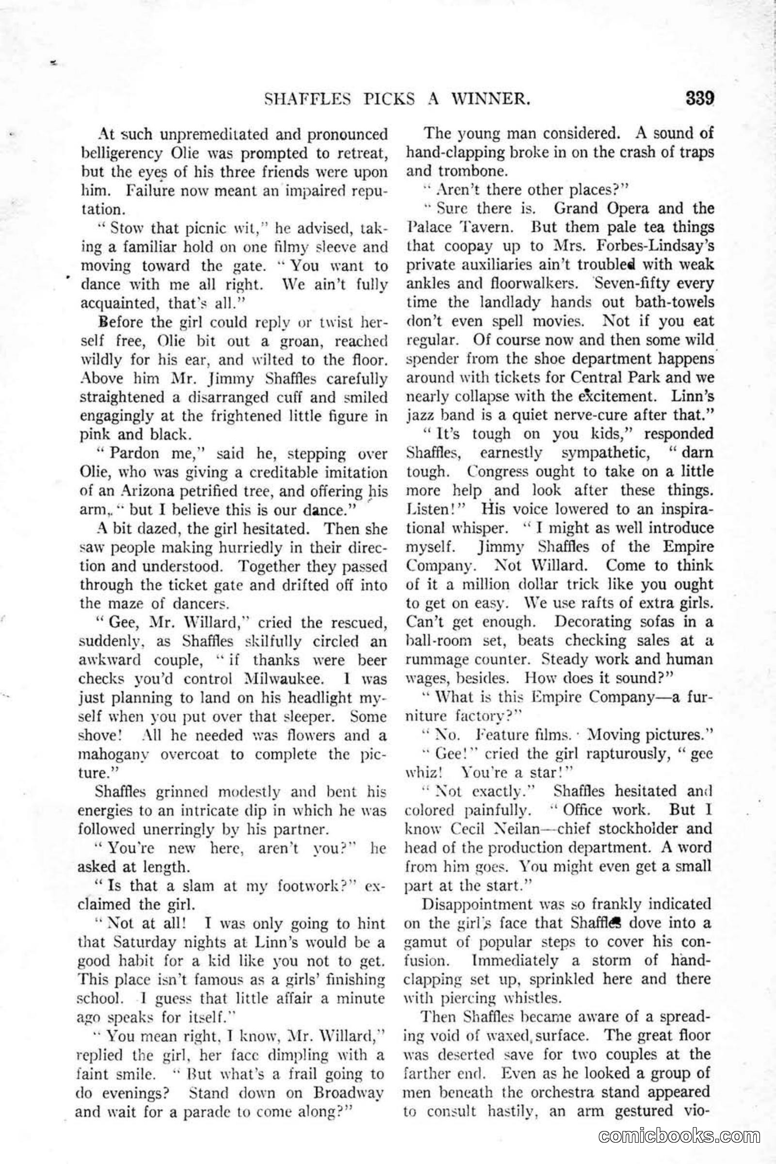 All Story Magazine, January 25, 1919 — page 173 of 186