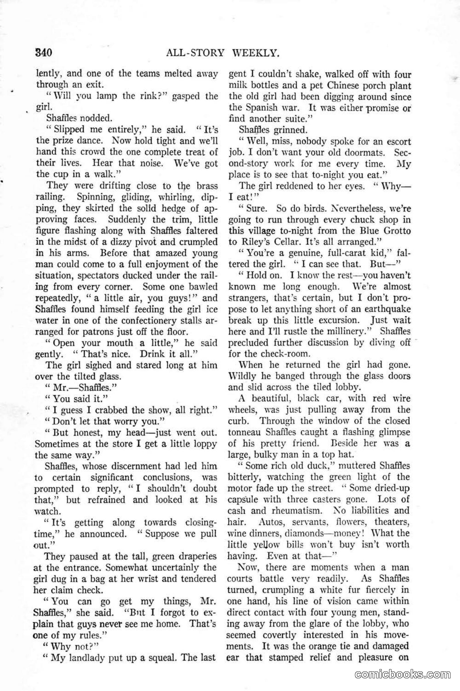 All Story Magazine, January 25, 1919 — page 174 of 186