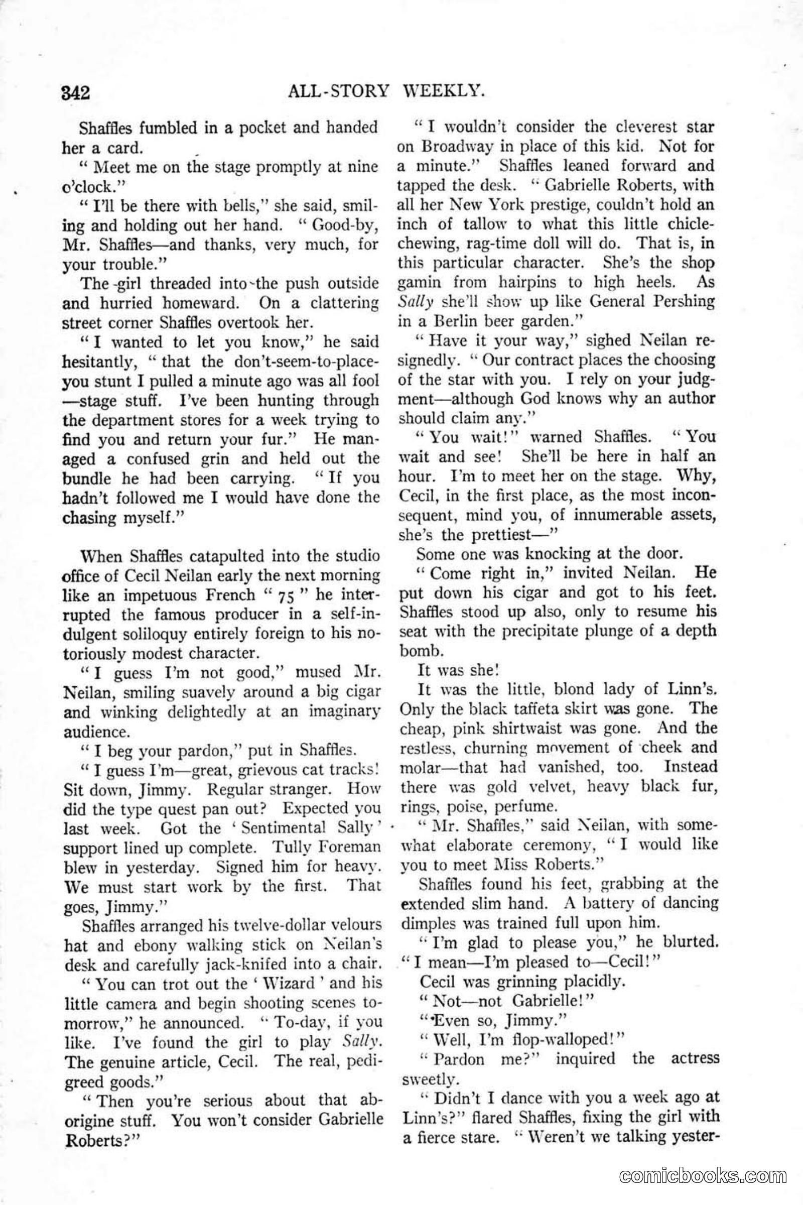 All Story Magazine, January 25, 1919 — page 176 of 186