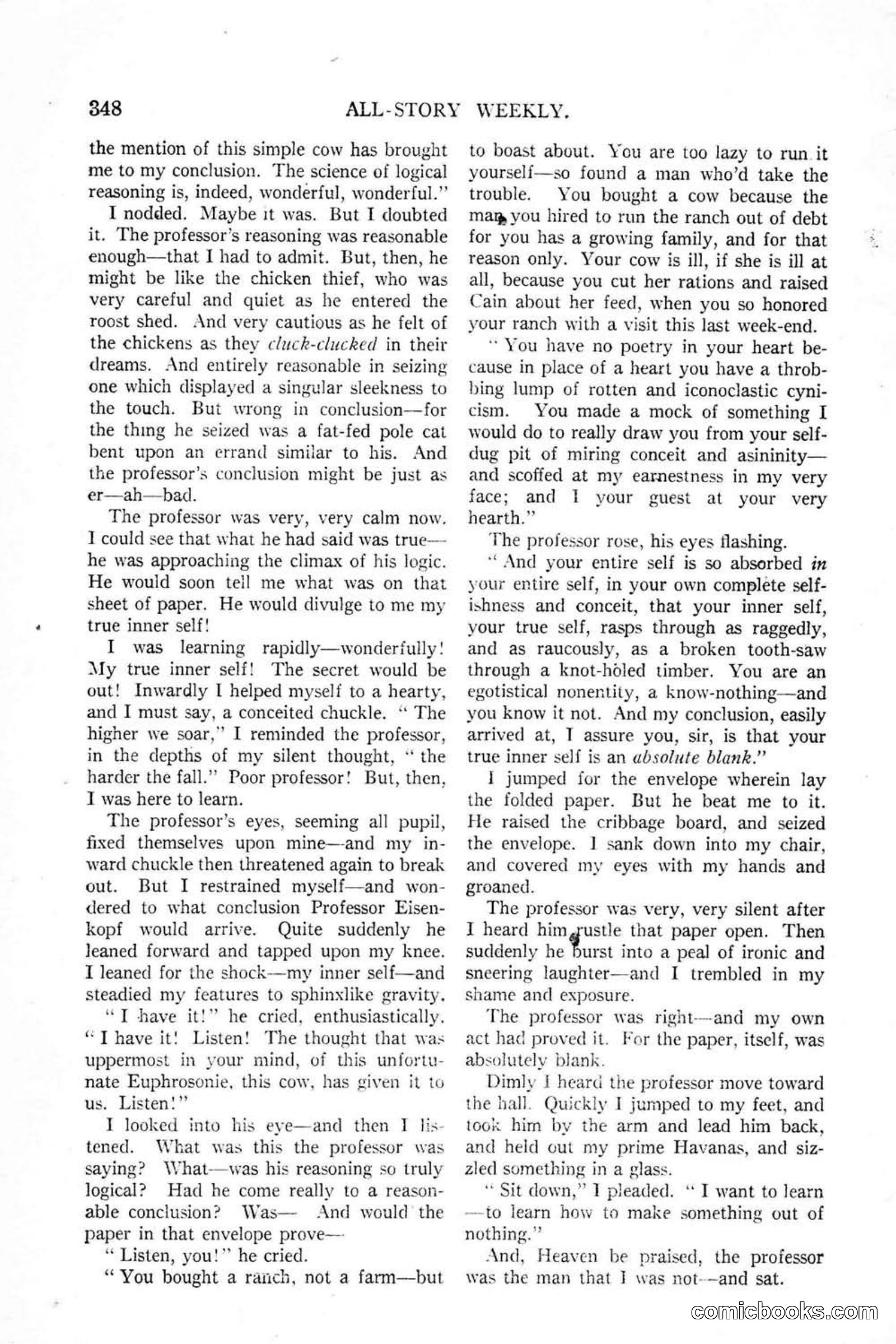 All Story Magazine, January 25, 1919 — page 182 of 186