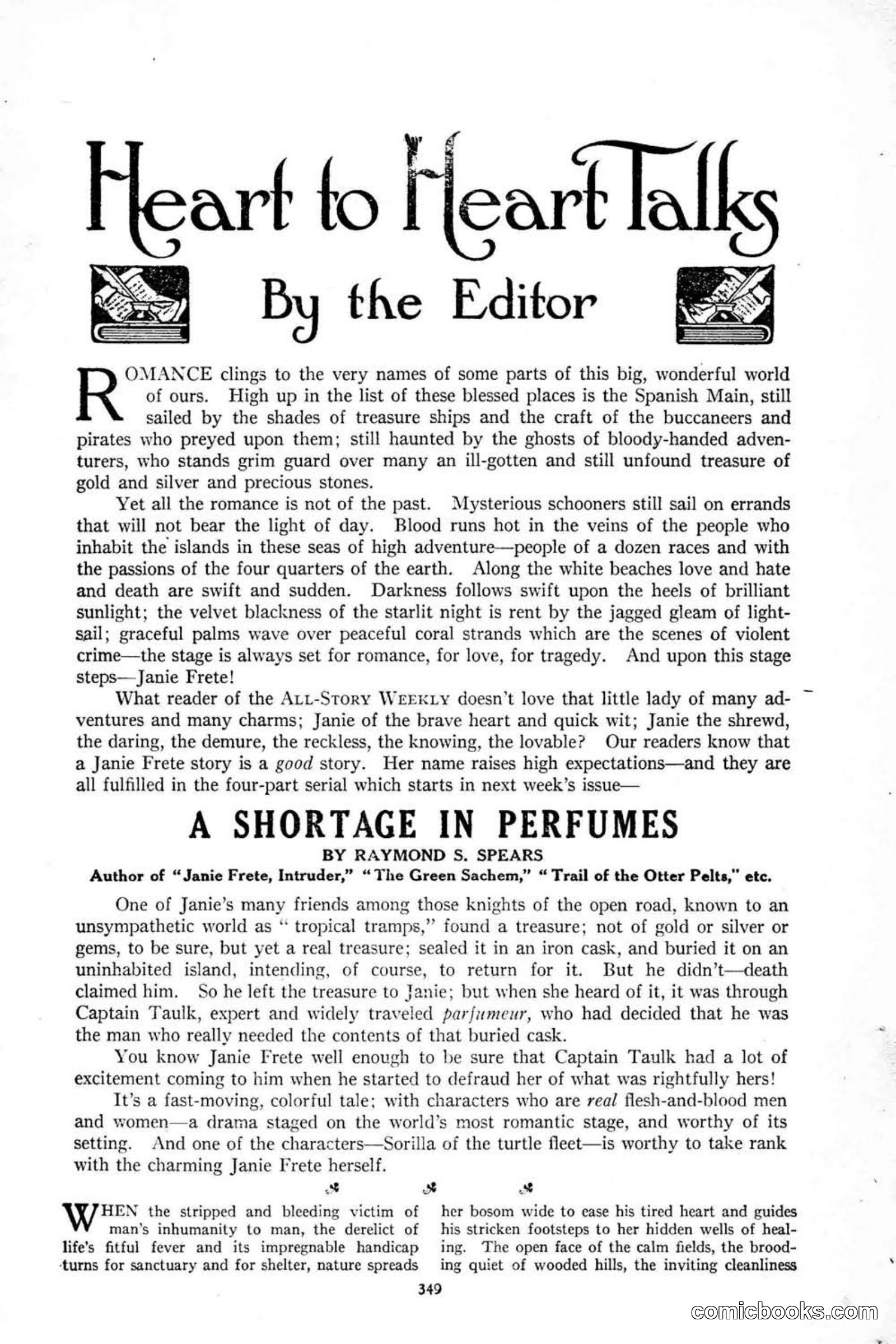 All Story Magazine, January 25, 1919 — page 183 of 186